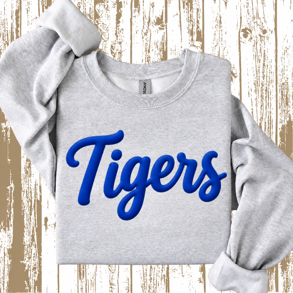 TIGERS PUFF PRINT SWEATSHIRT