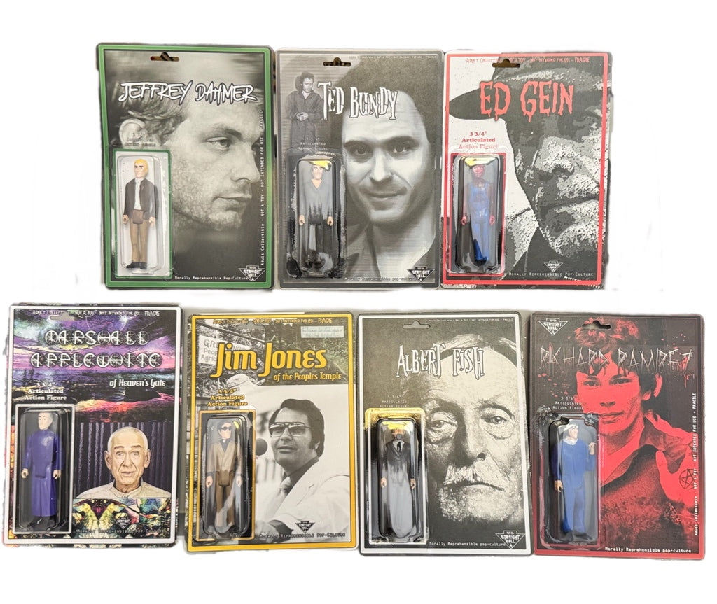 Straight to Hell Toy Co. Serial Killer Action Figure Lot of 7