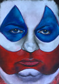 "Pogo" the Clown John Wayne Gacy Original Custom Pastel Painting by Chantal Laura Handley