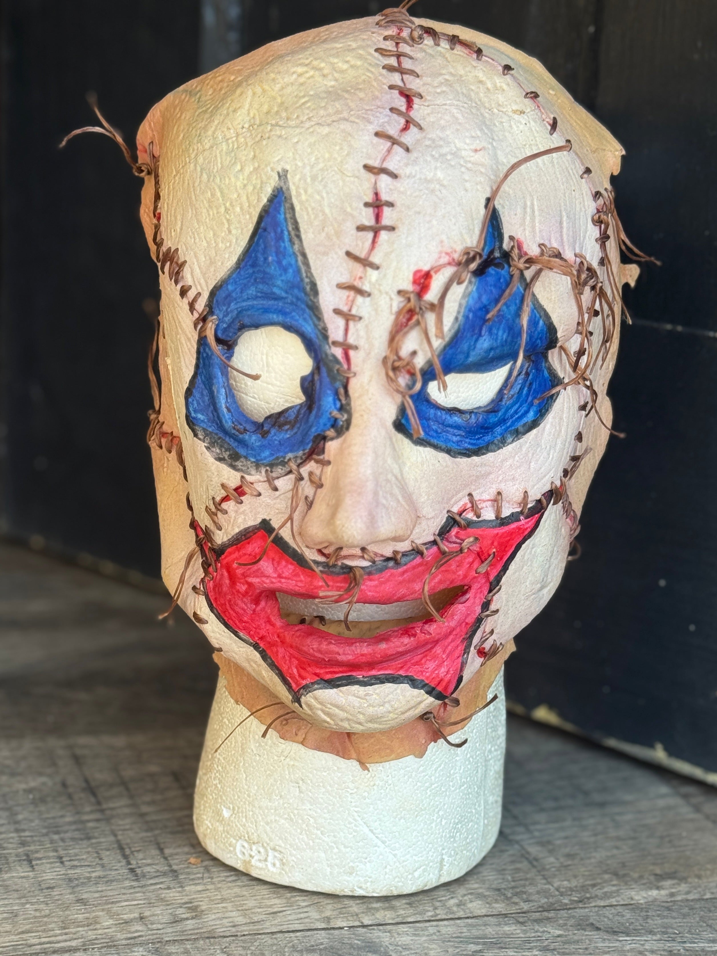 Custom Creepy Pogo the Clown Gacy Mask by Darkseed Creations NEW