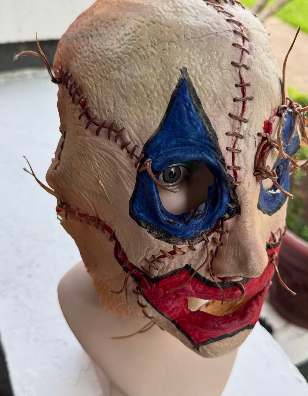 Custom Creepy Pogo the Clown Gacy Mask by Darkseed Creations NEW