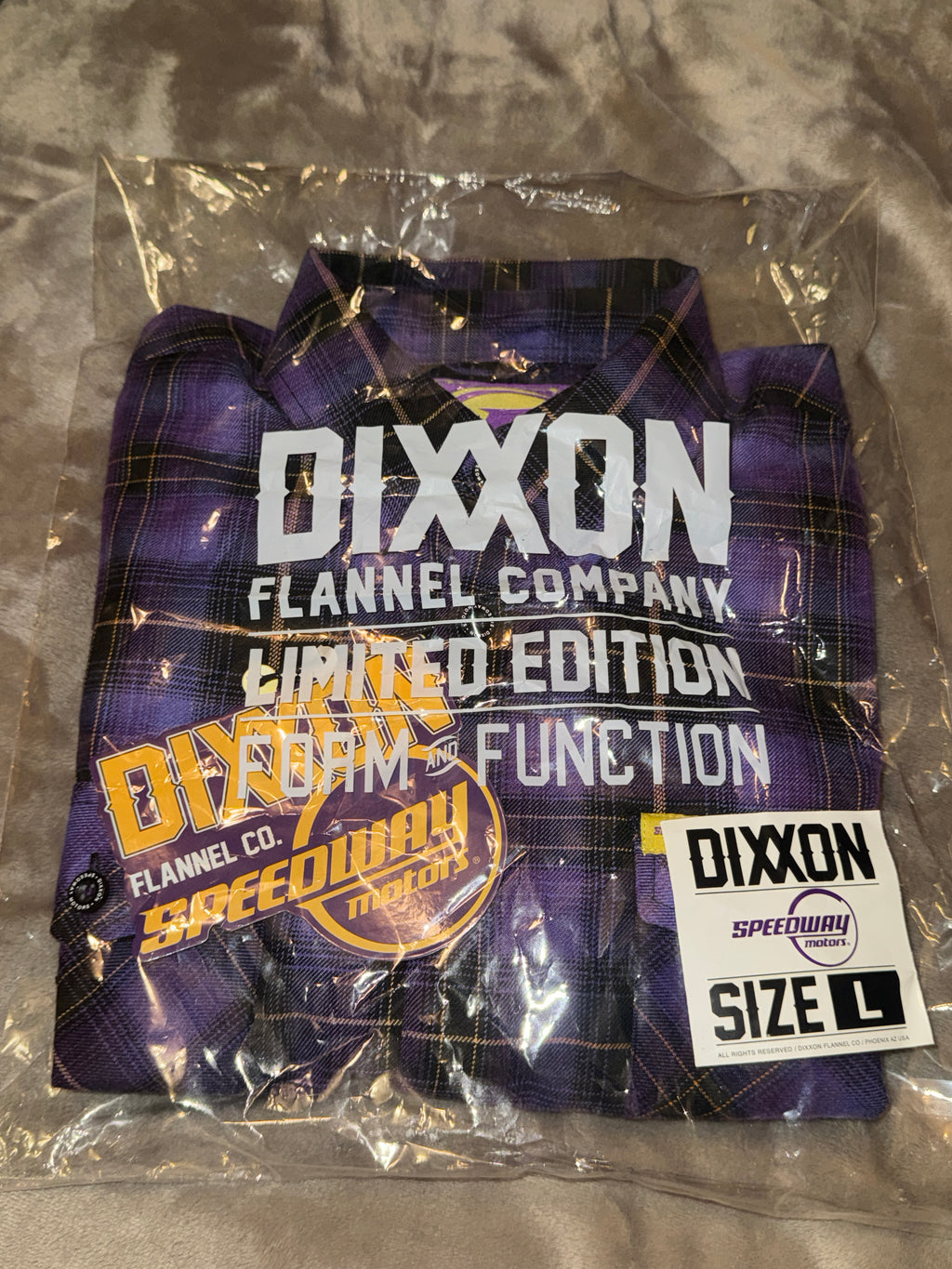 Dixxon Flannel The Speedway Limited Edition - Mens Size L - Great Condition