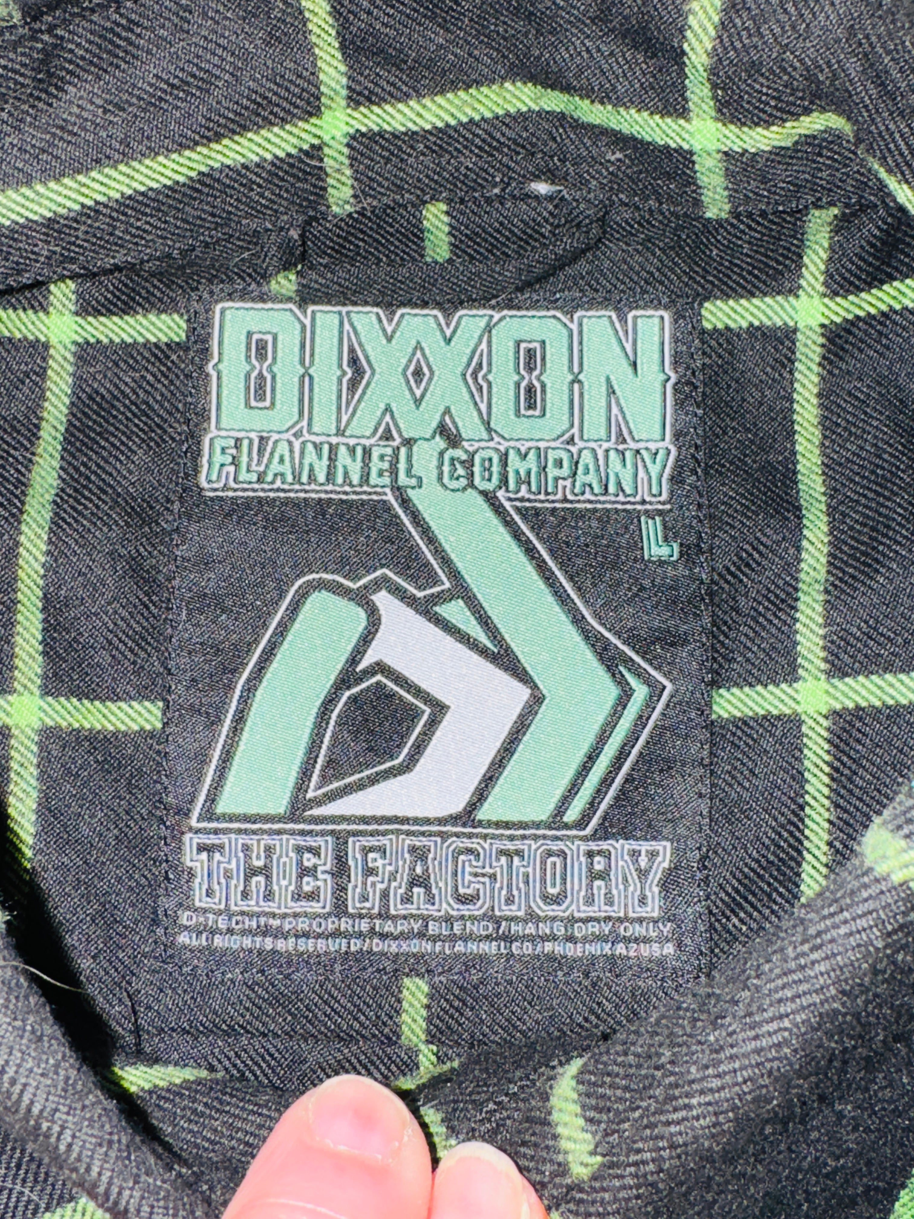 Dixxon Flannel The Factory Limited Edition - Mens Size L - Great Condition (Copy) (Copy)