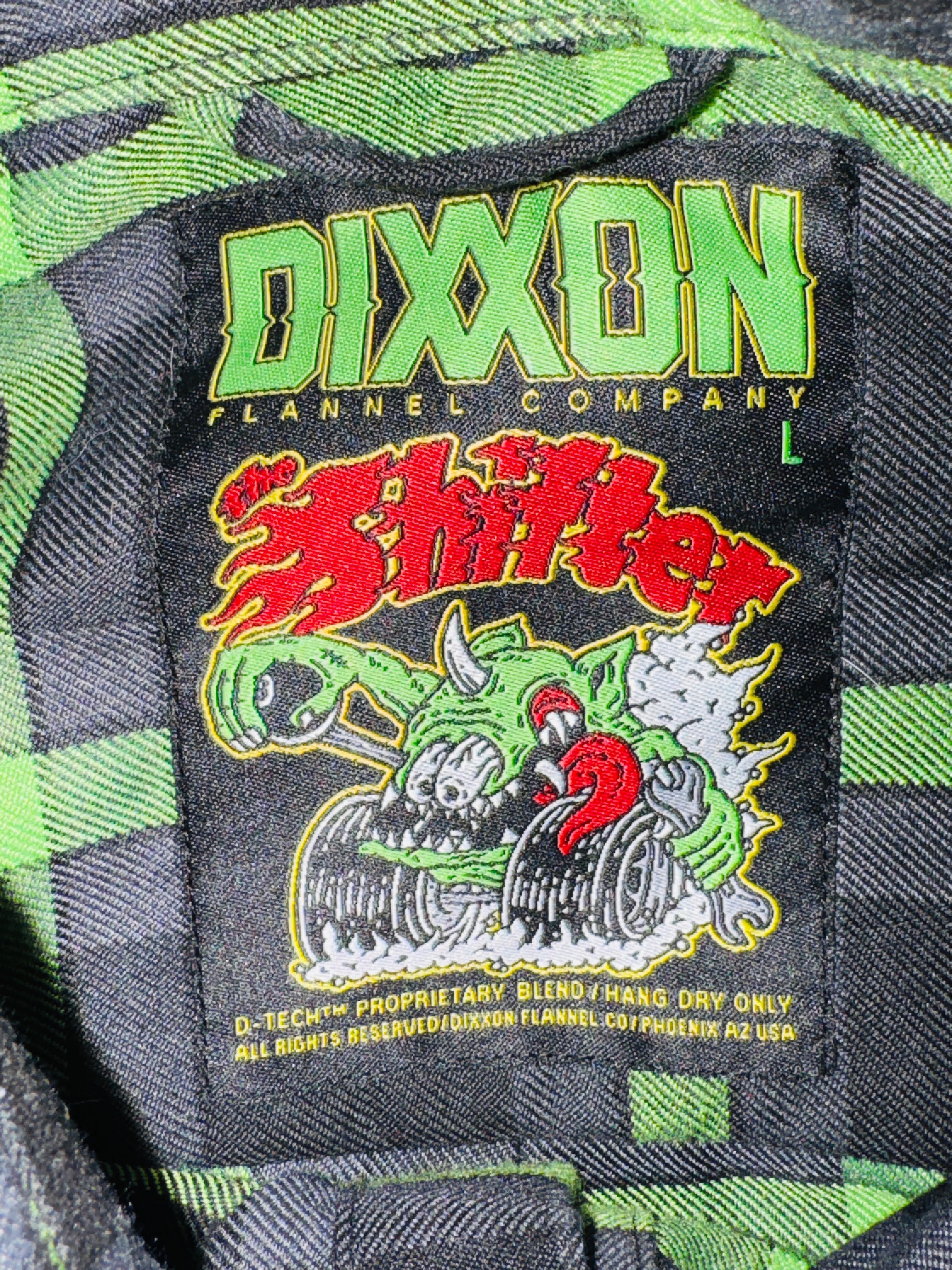 Dixxon Flannel - The Shifter - Limited Edition - Mens Size L - Great Condition