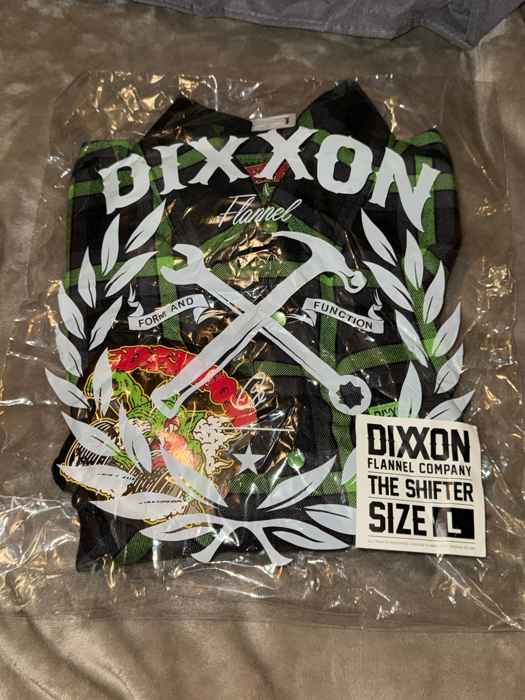 Dixxon Flannel - The Shifter - Limited Edition - Mens Size L - Great Condition