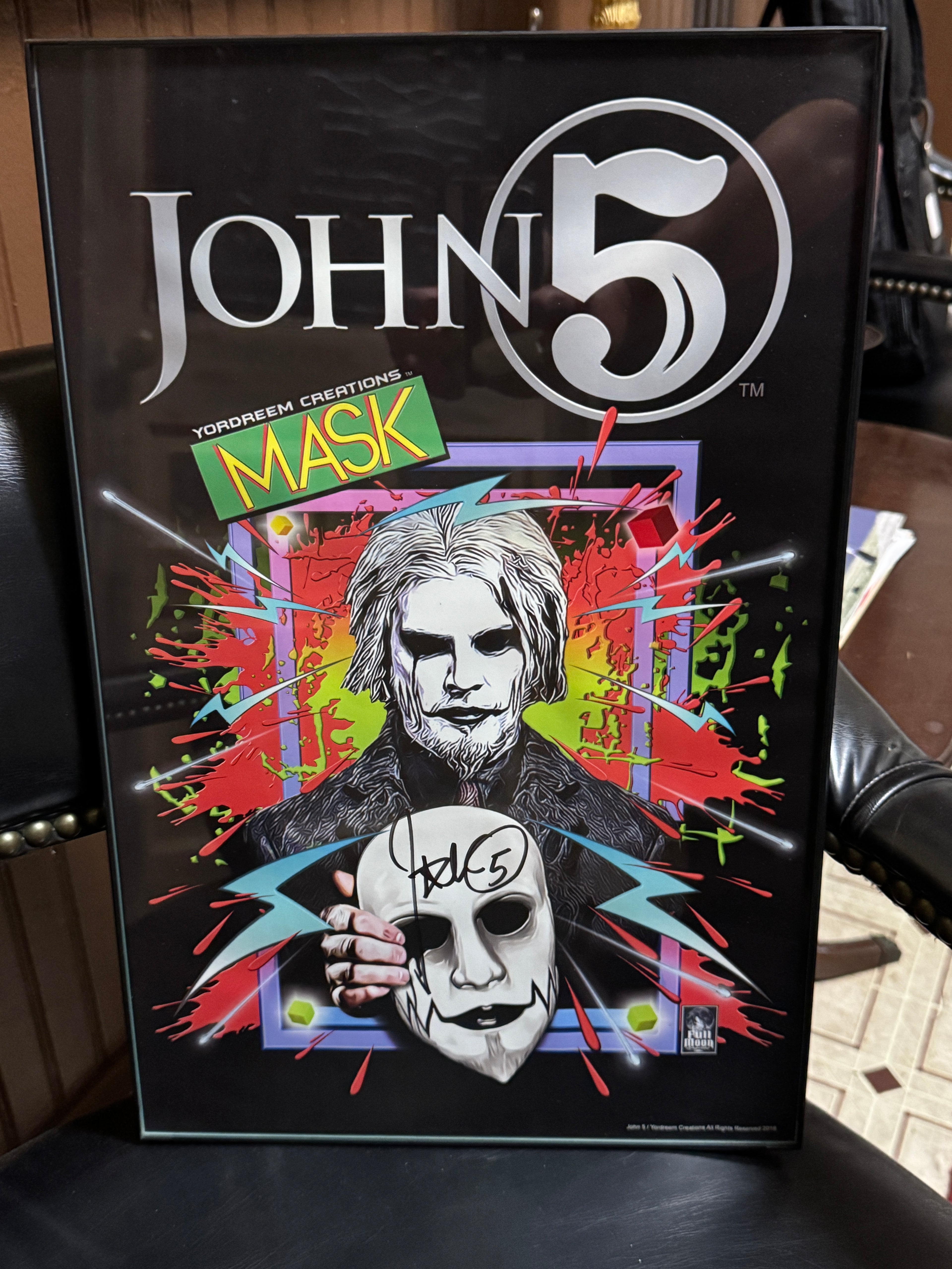 AUTOGRAPHED POSTER OF JOHN 5