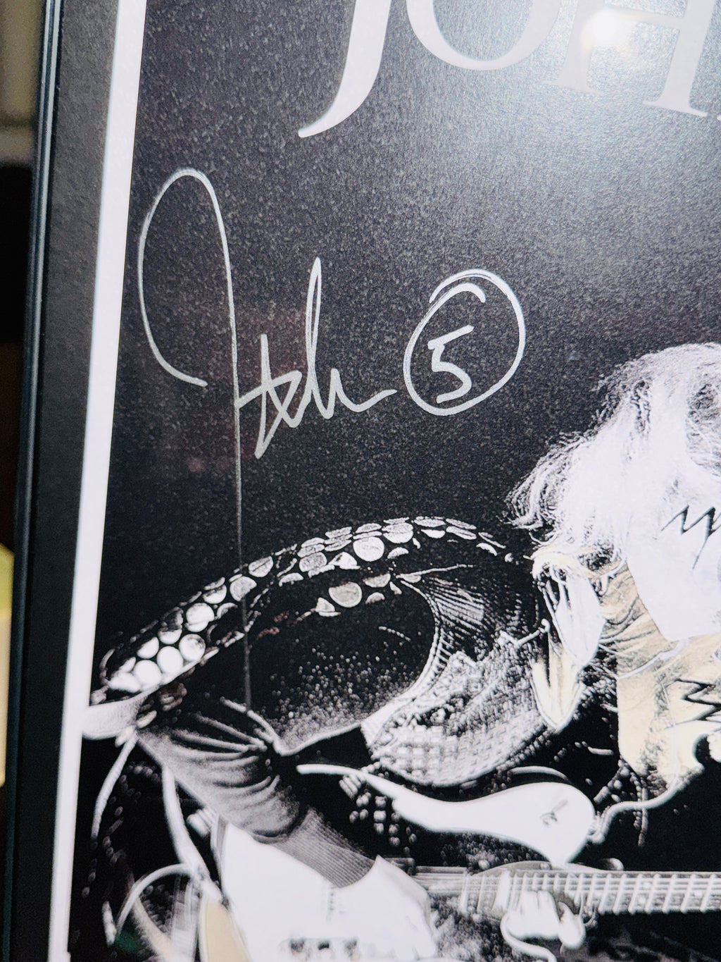 AUTOGRAPHED POSTER OF JOHN 5