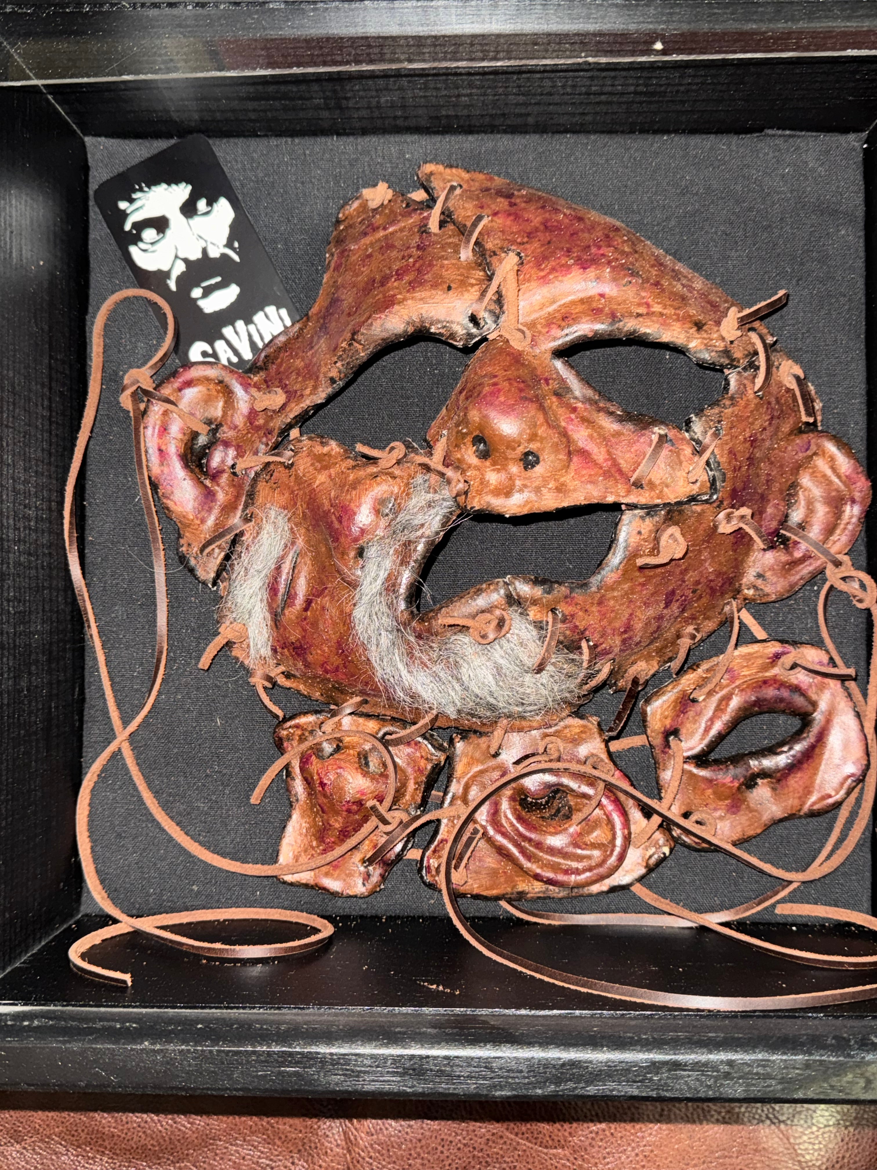 Custom Made Official Tom Savini Signed Leatherface Mask