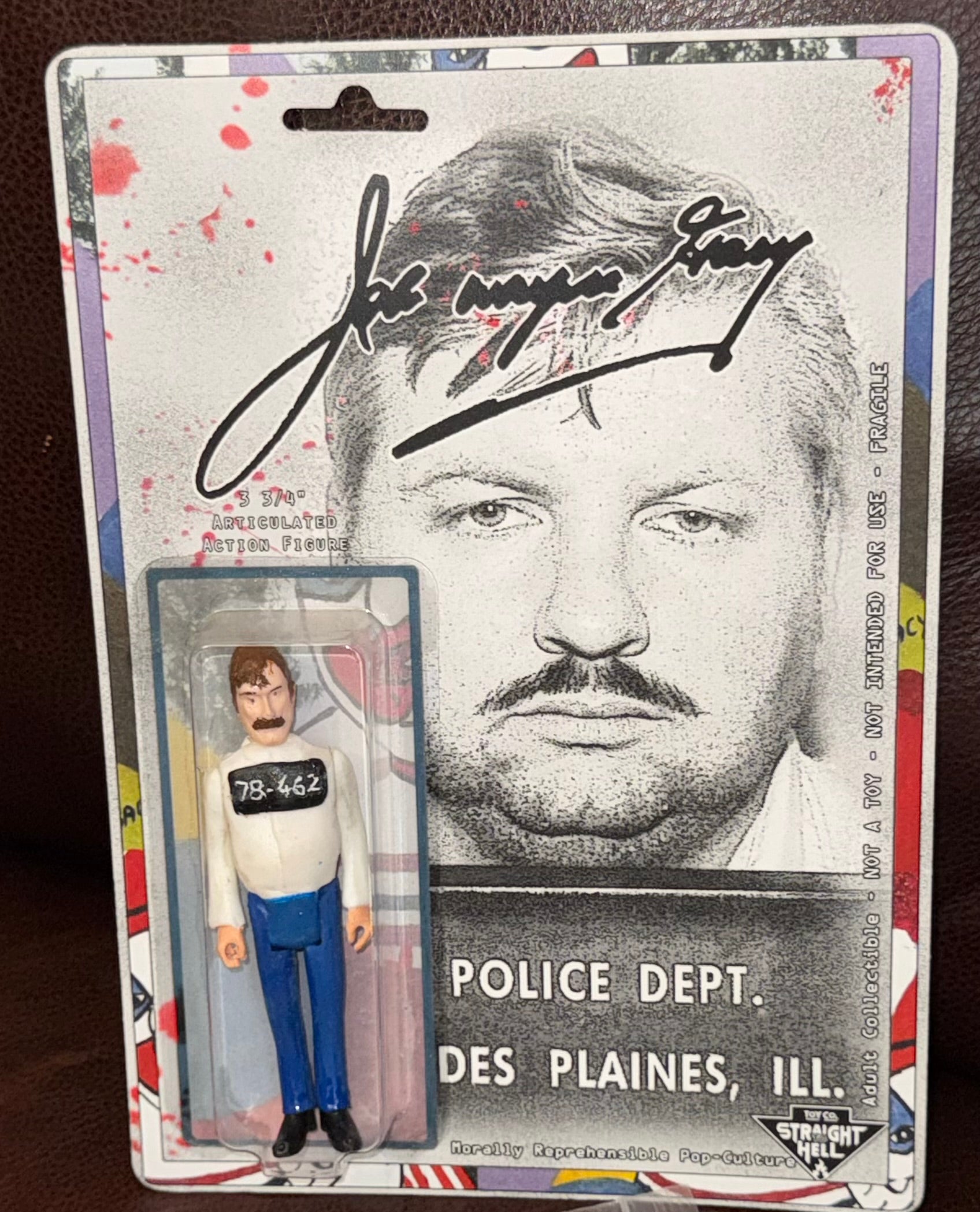 Straight To Hell Toy Co John Wayne Gacy 3 3/4" Serial Killer Action Figure
