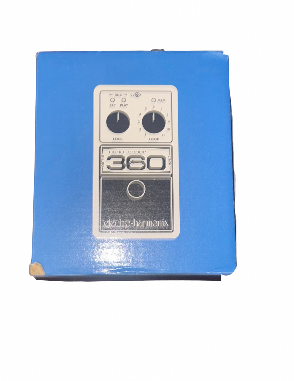 Electro-Harmonix Nano 360 Compact Looping Guitar Pedal Looper + Power Supply!