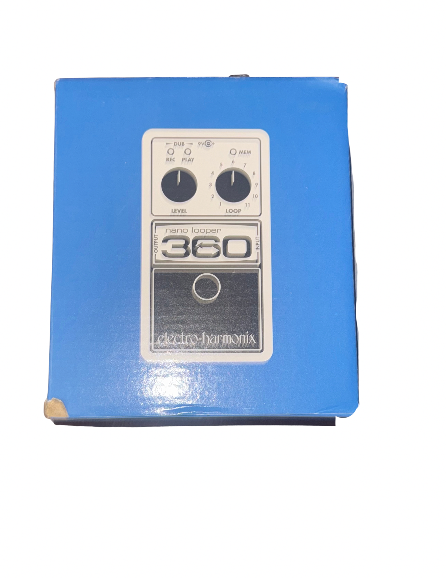 Electro-Harmonix Nano 360 Compact Looping Guitar Pedal Looper + Power Supply!