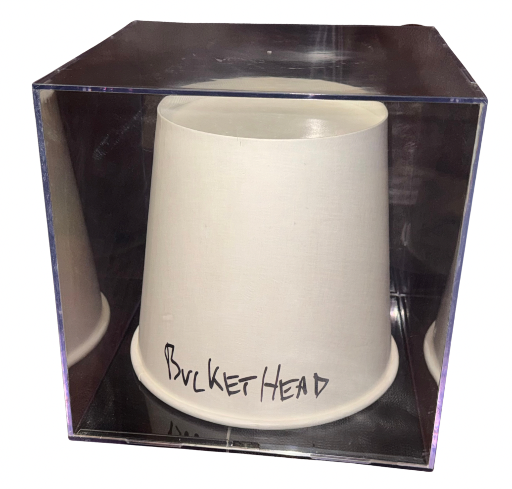 AUTHENTIC Signed Buckethead Bucket with Mask RARE