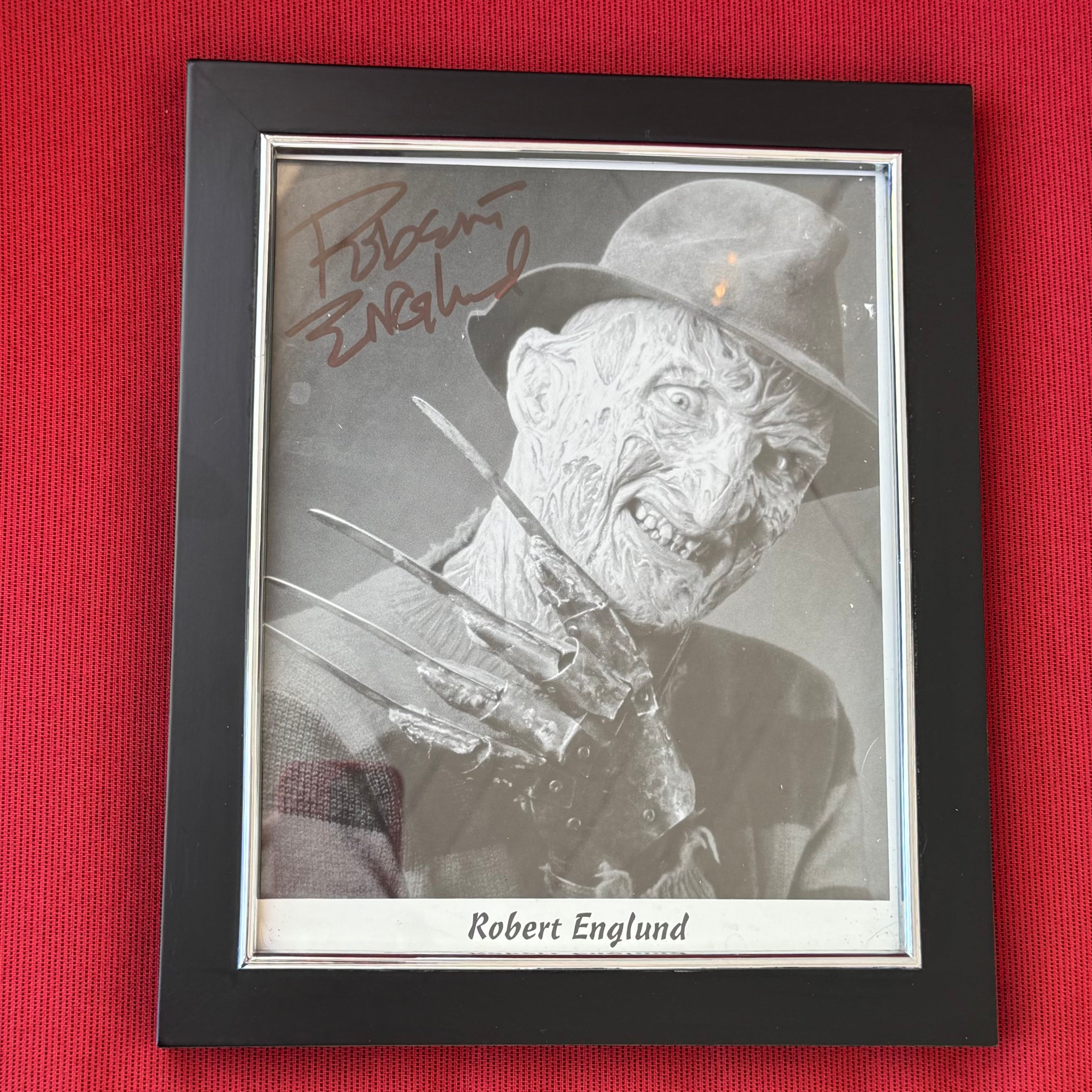 Robert Englund (Original Freddy Krueger from Nightmare on Elm Street) Autographed Framed Photo