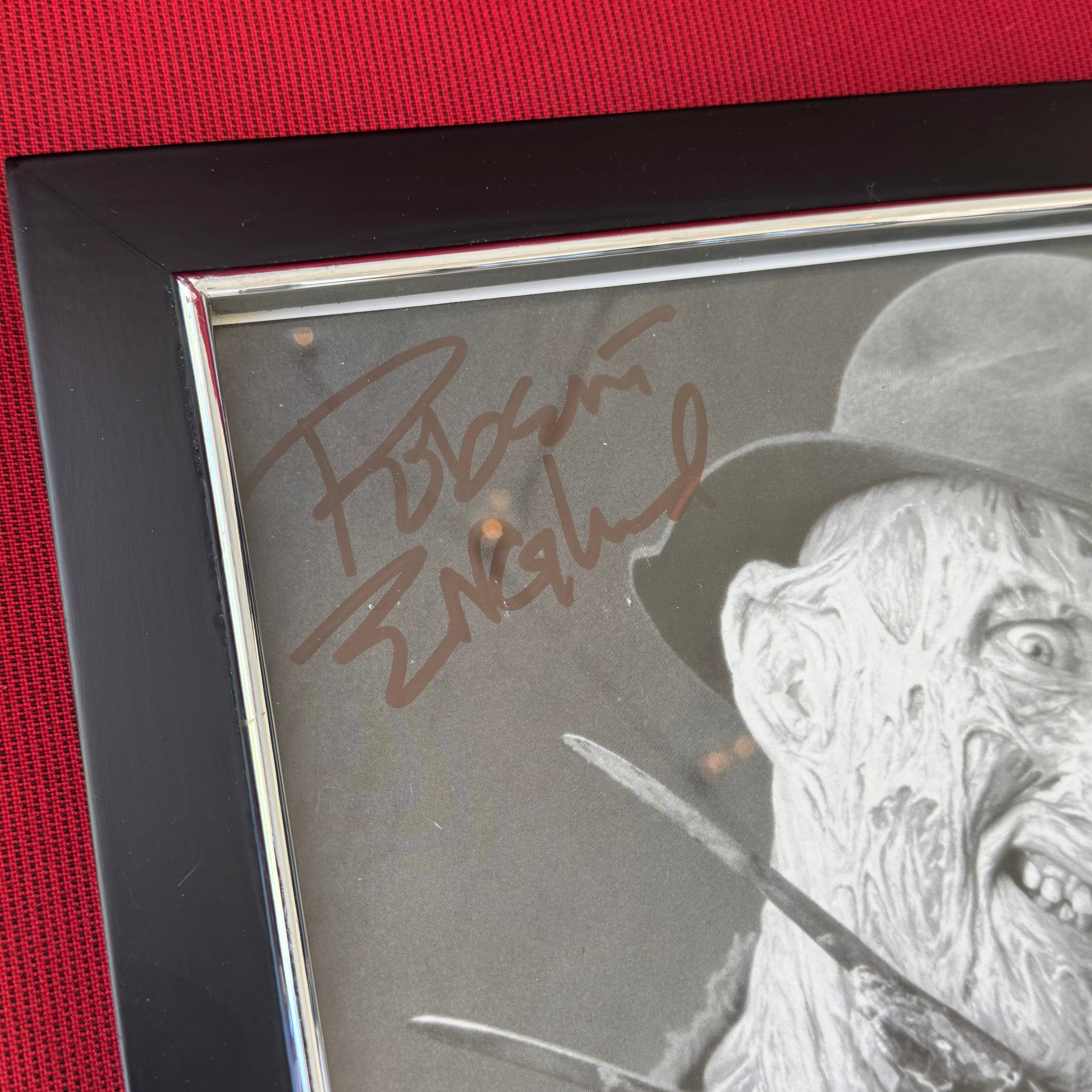 Robert Englund (Original Freddy Krueger from Nightmare on Elm Street) Autographed Framed Photo
