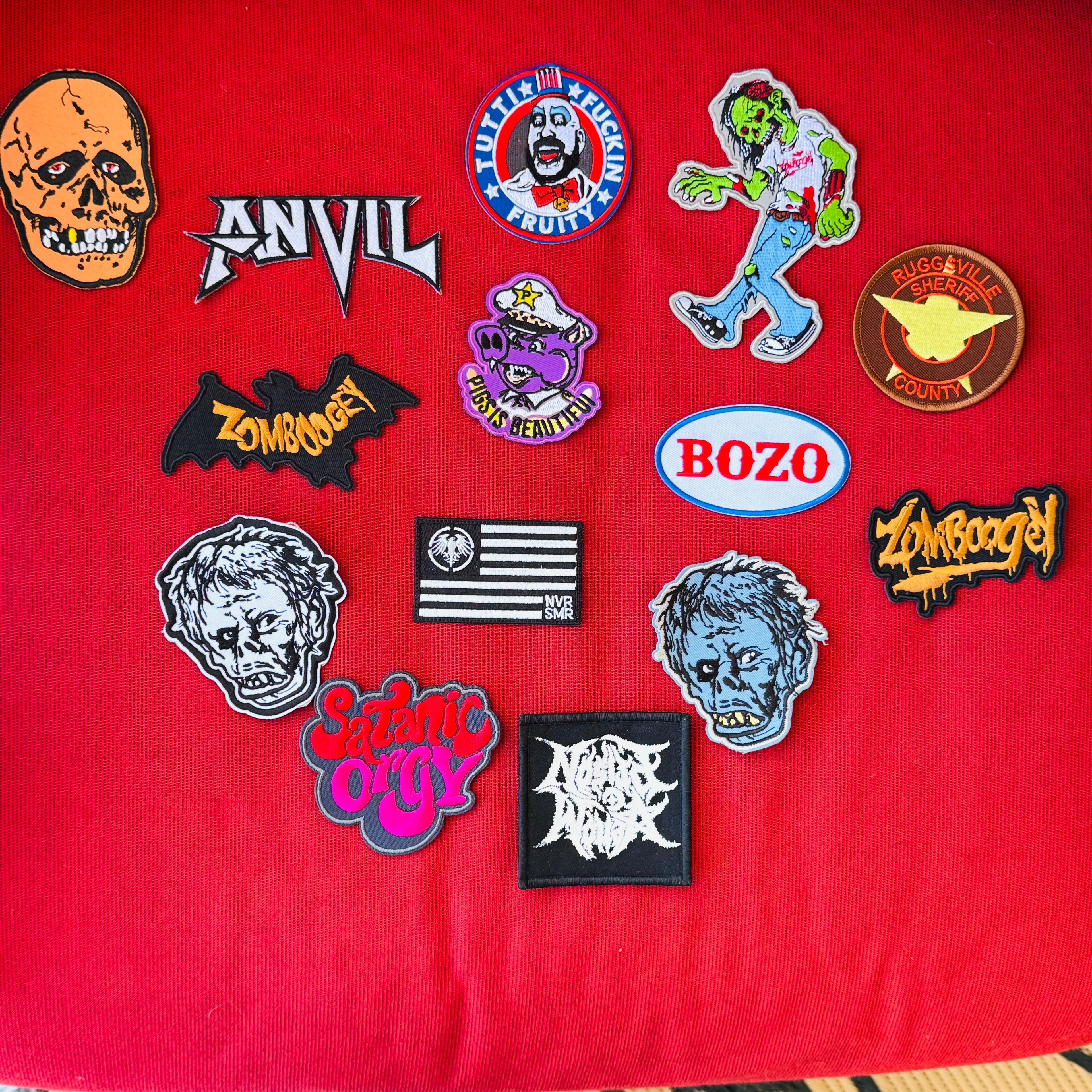 Lot of 14 Embroidered Patches - Brand New