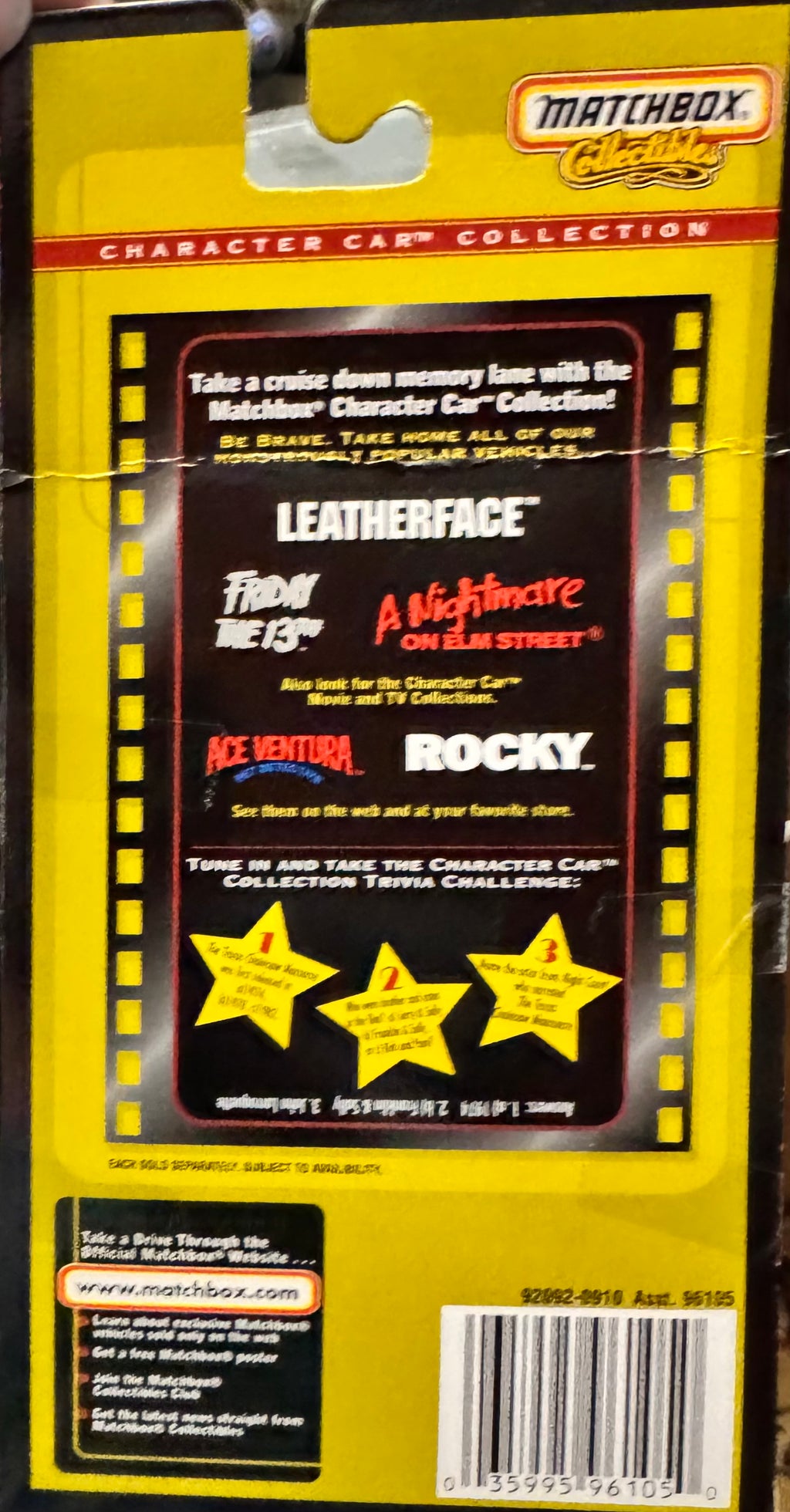 Very Rare🔥🔥Matchbox Collectibles Movie Character Leatherface W/ Collectible