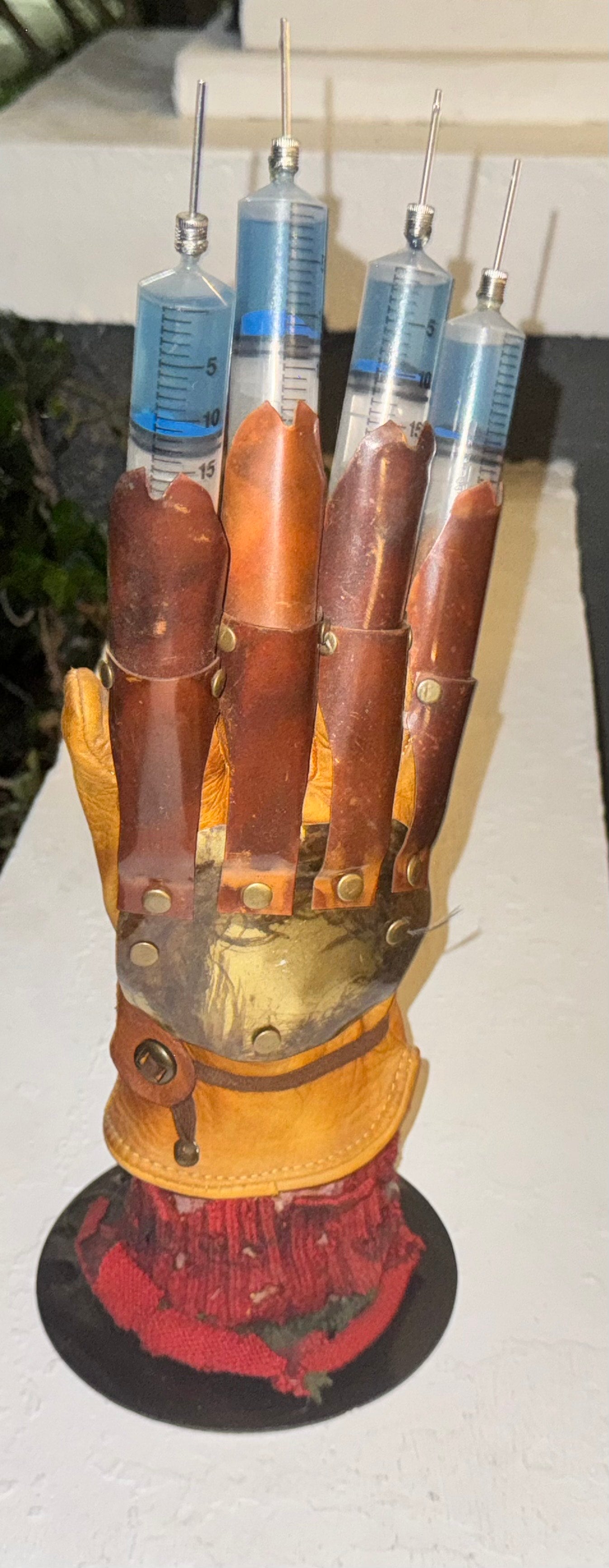 Freddy Syringe glove, Dream Warriors, A Nightmare On Elm Street 3 prop replica