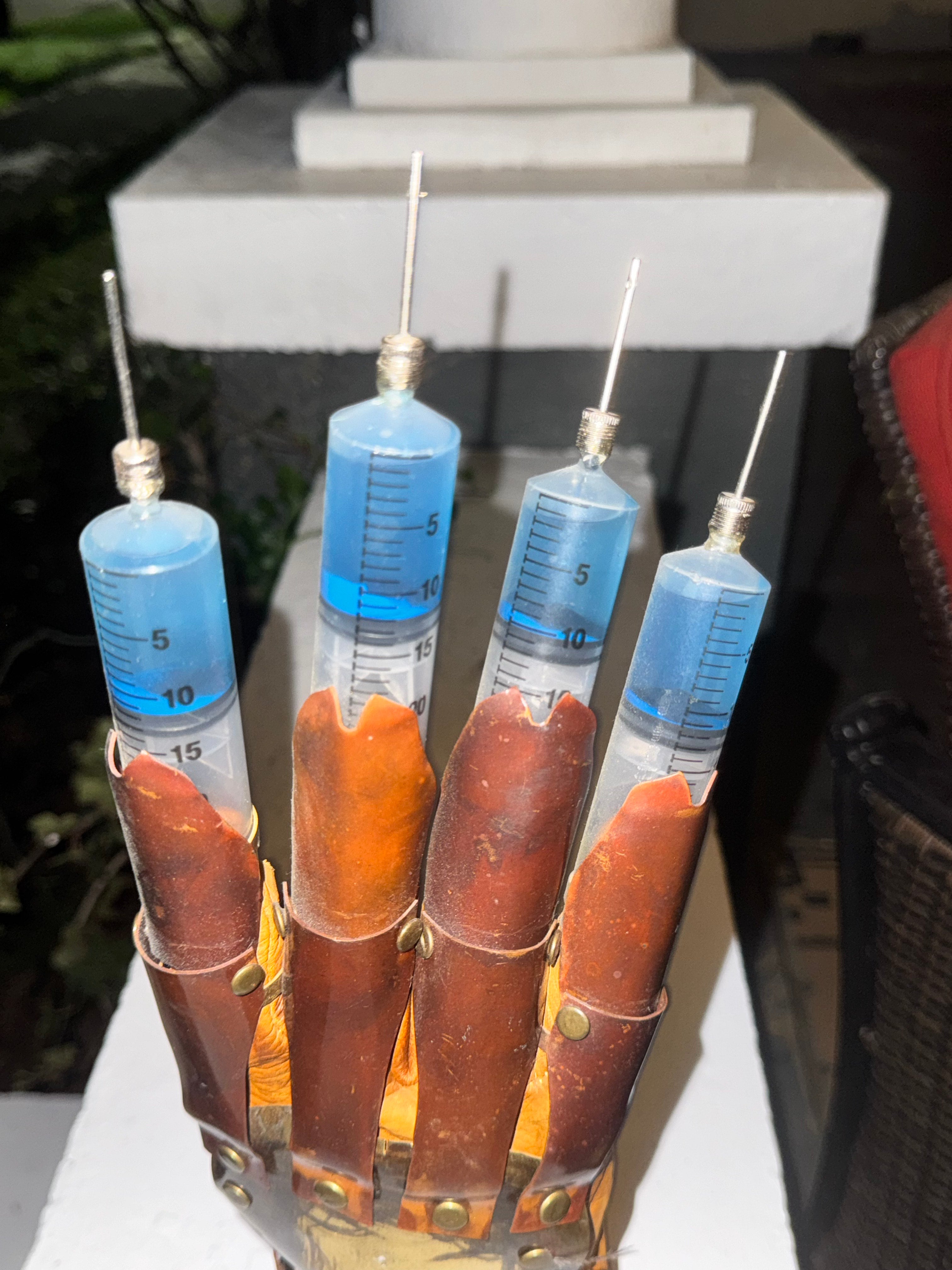 Freddy Syringe glove, Dream Warriors, A Nightmare On Elm Street 3 prop replica