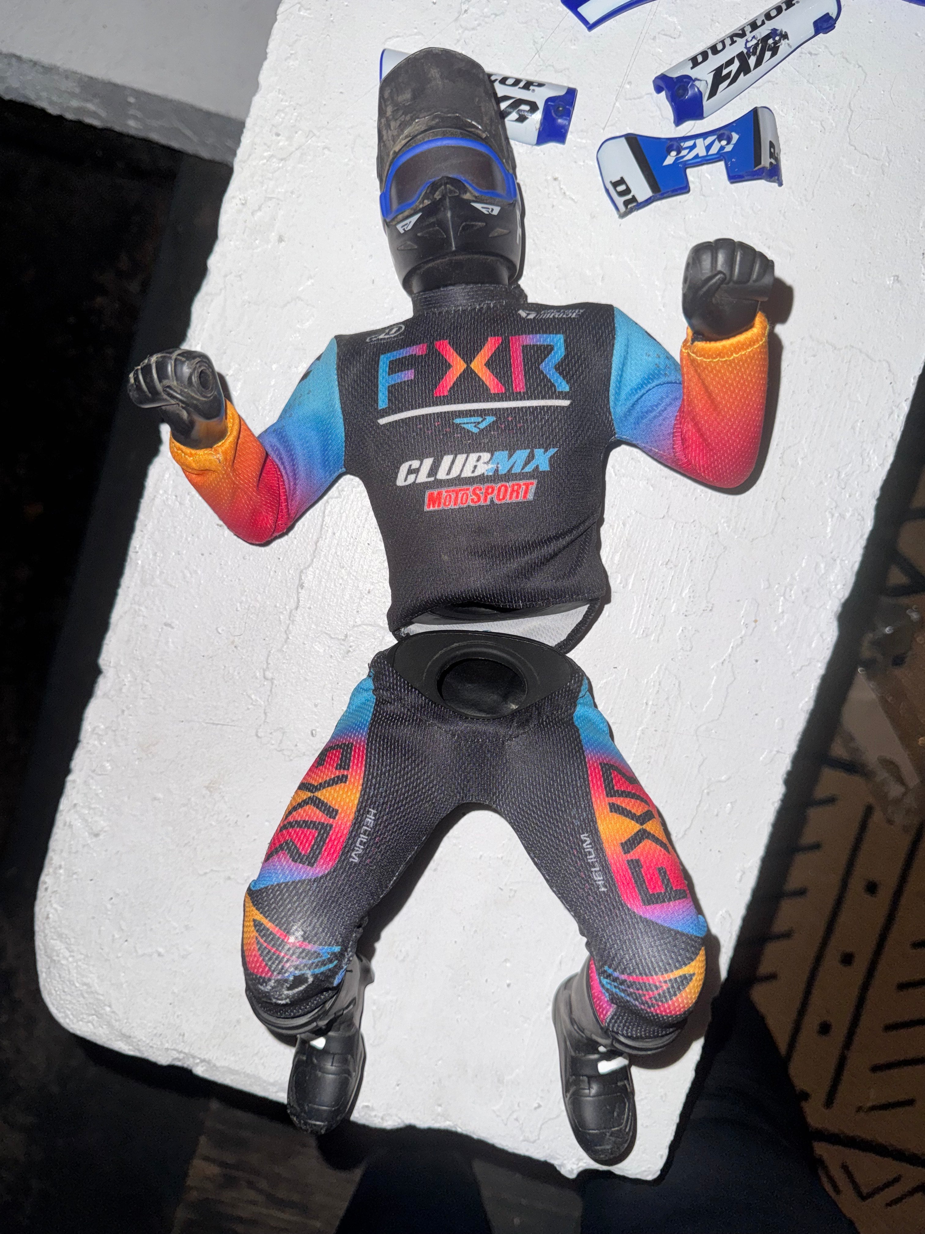 Losi RTR Plastics in FXR Blue and Rider ***BIKE IS NOT INCLUDED***