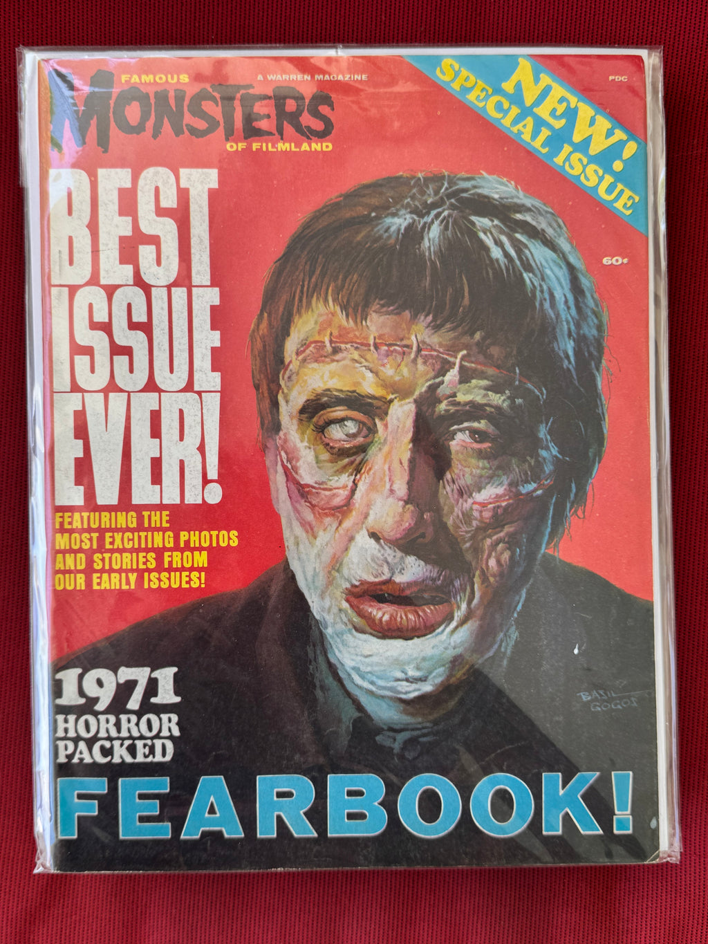 Collection of 12 Vintage Horror Magazines "Famous Monsters of Filmland"