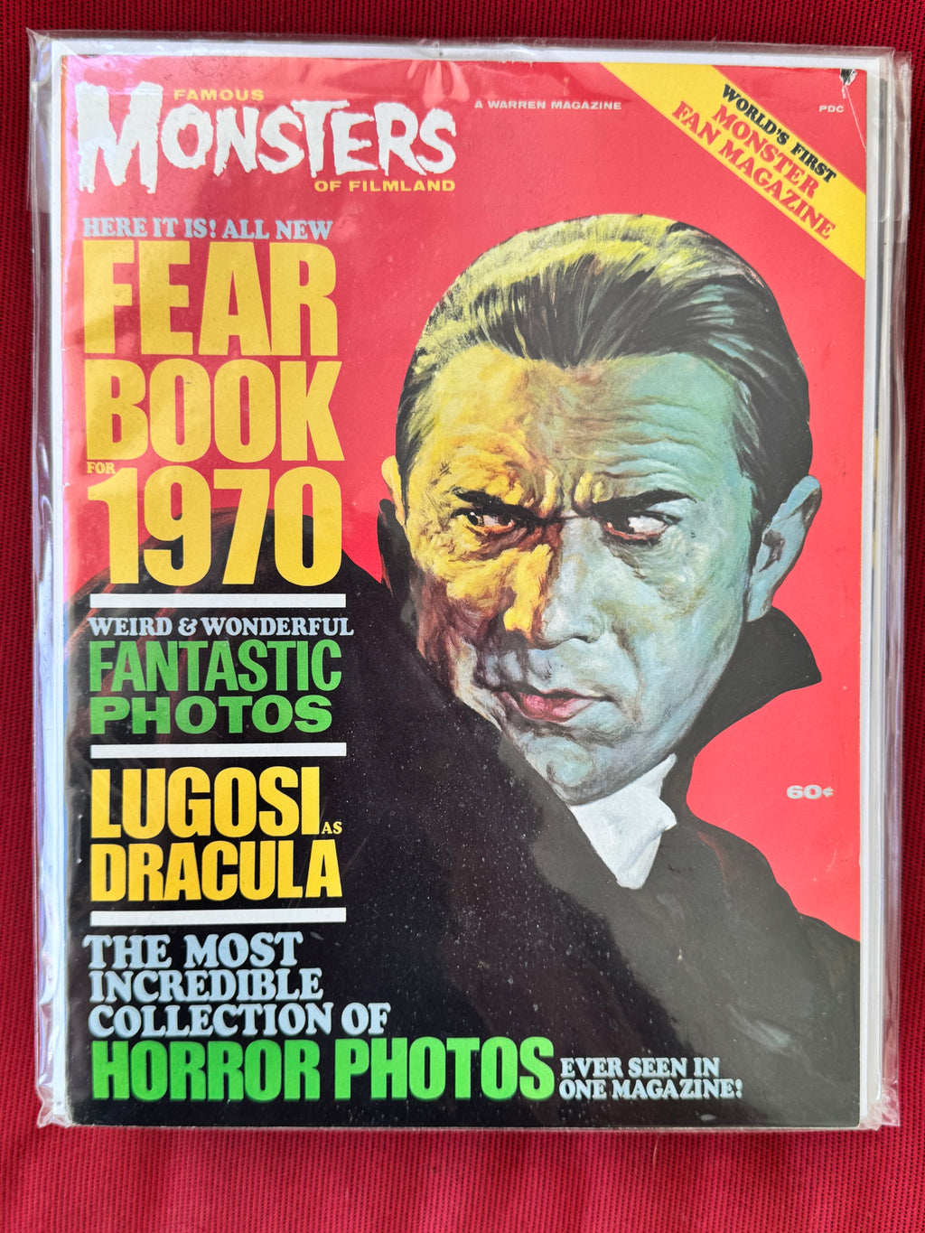 Collection of 12 Vintage Horror Magazines "Famous Monsters of Filmland"