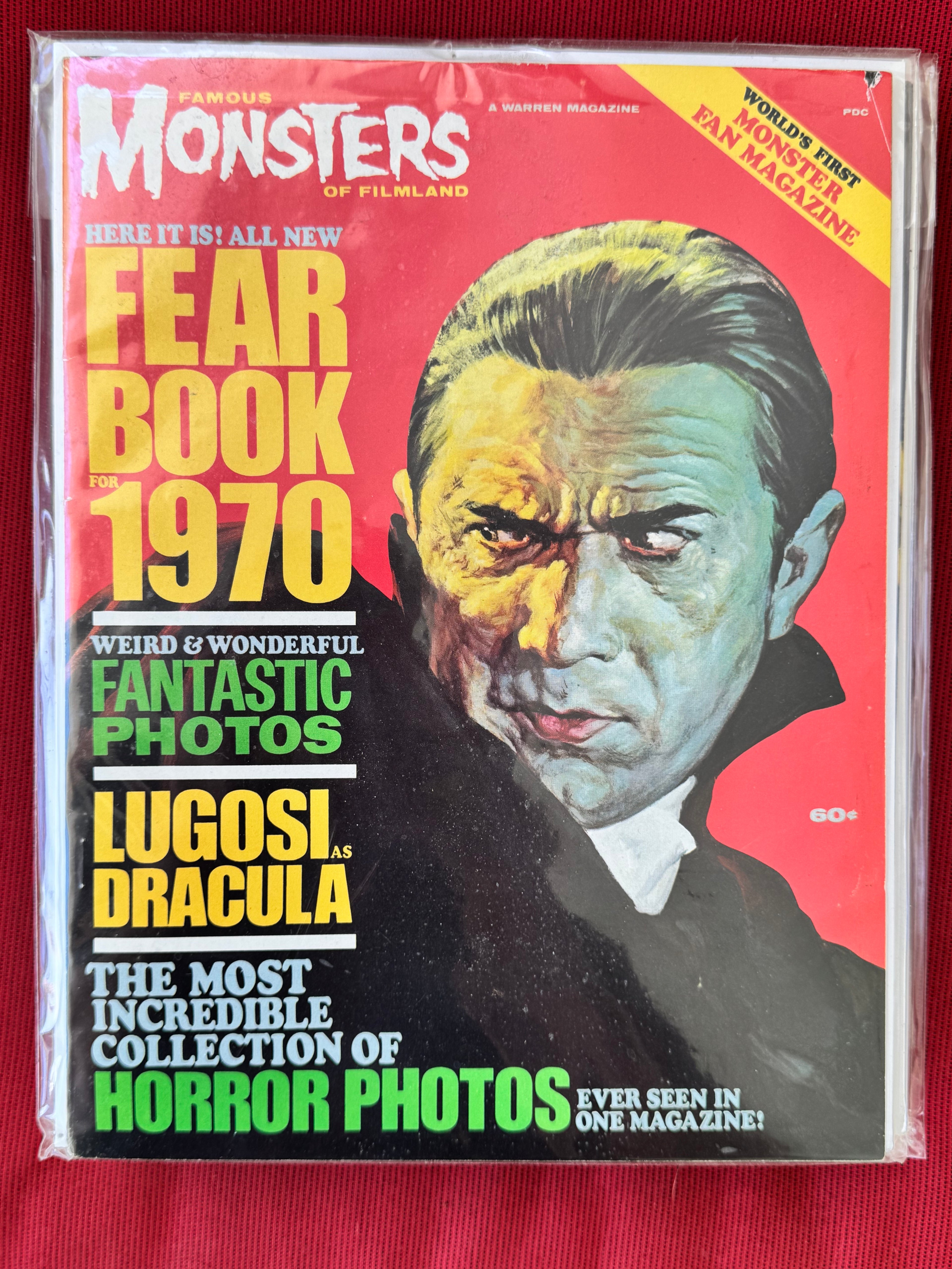 Collection of 12 Vintage Horror Magazines "Famous Monsters of Filmland"
