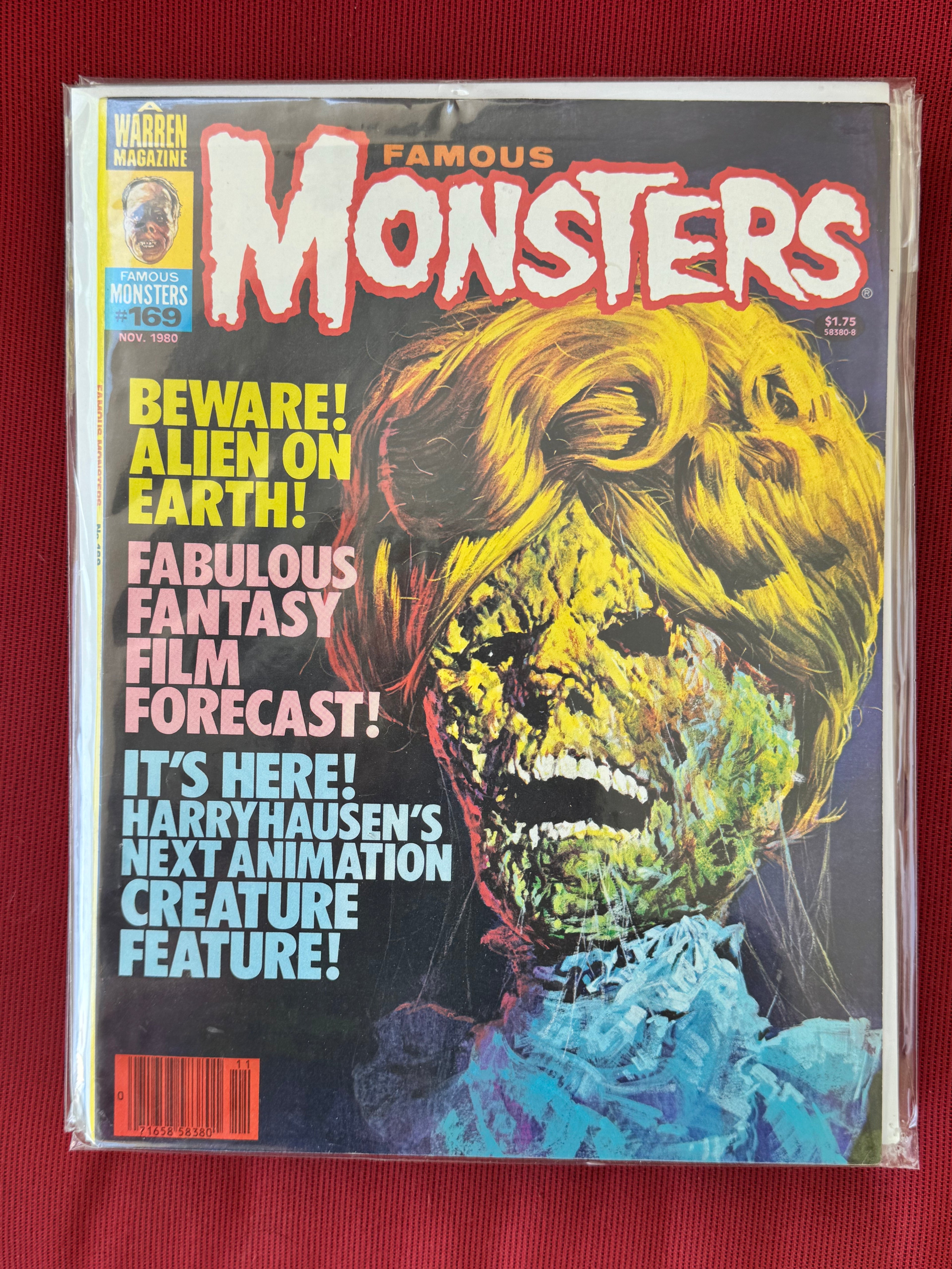 Collection of 12 Vintage Horror Magazines "Famous Monsters of Filmland"