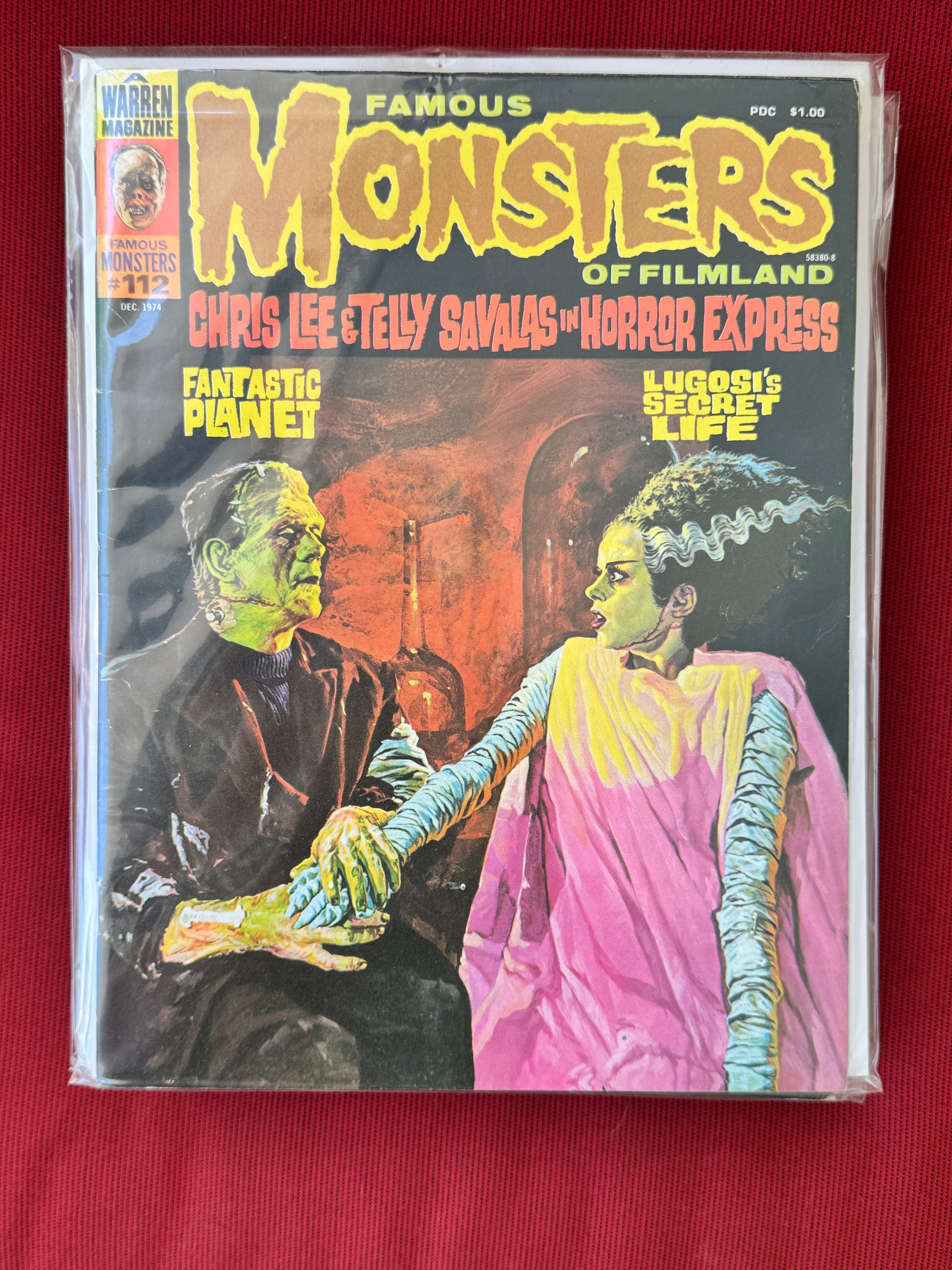 Collection of 12 Vintage Horror Magazines "Famous Monsters of Filmland"