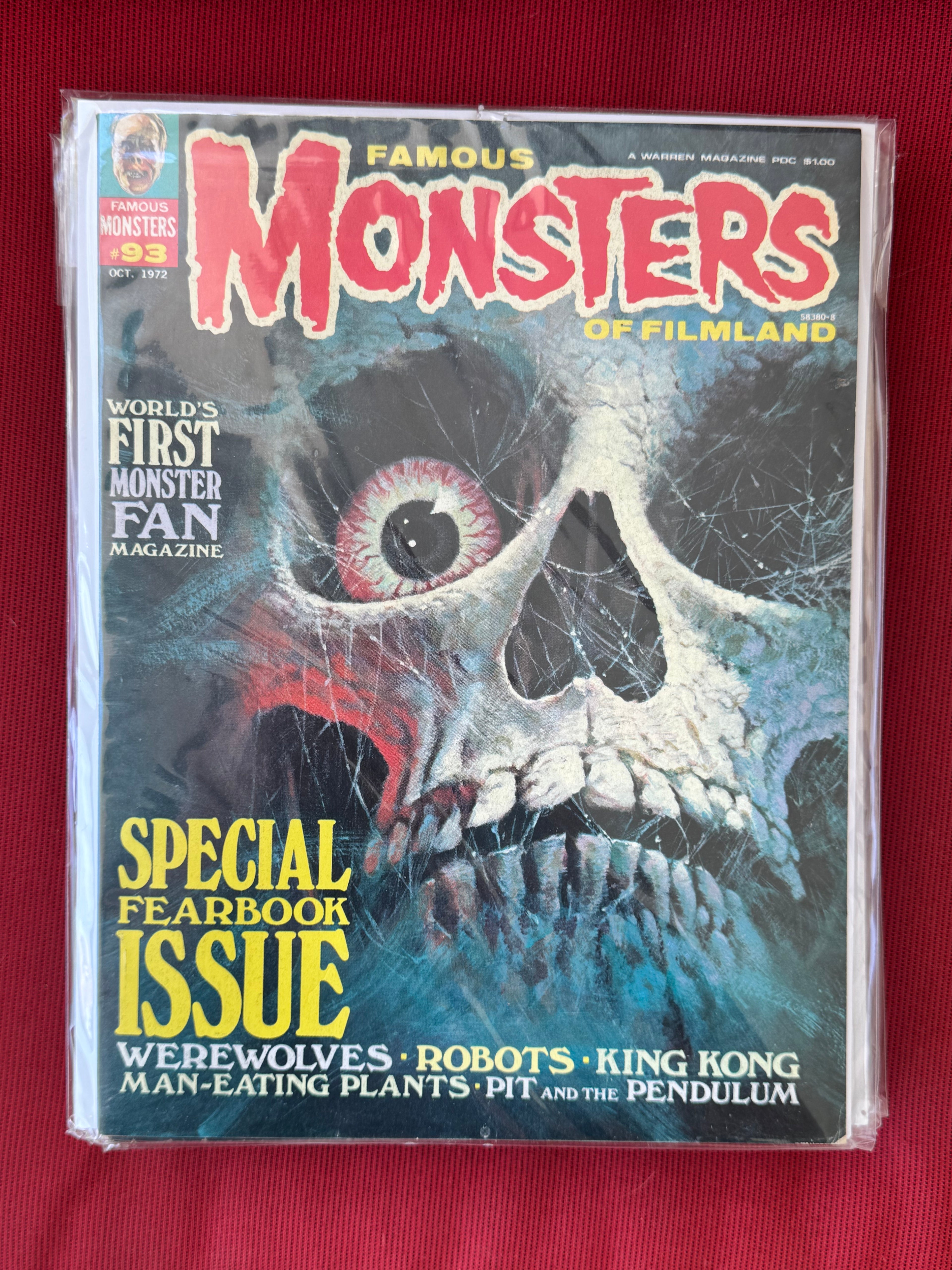 Collection of 12 Vintage Horror Magazines "Famous Monsters of Filmland"