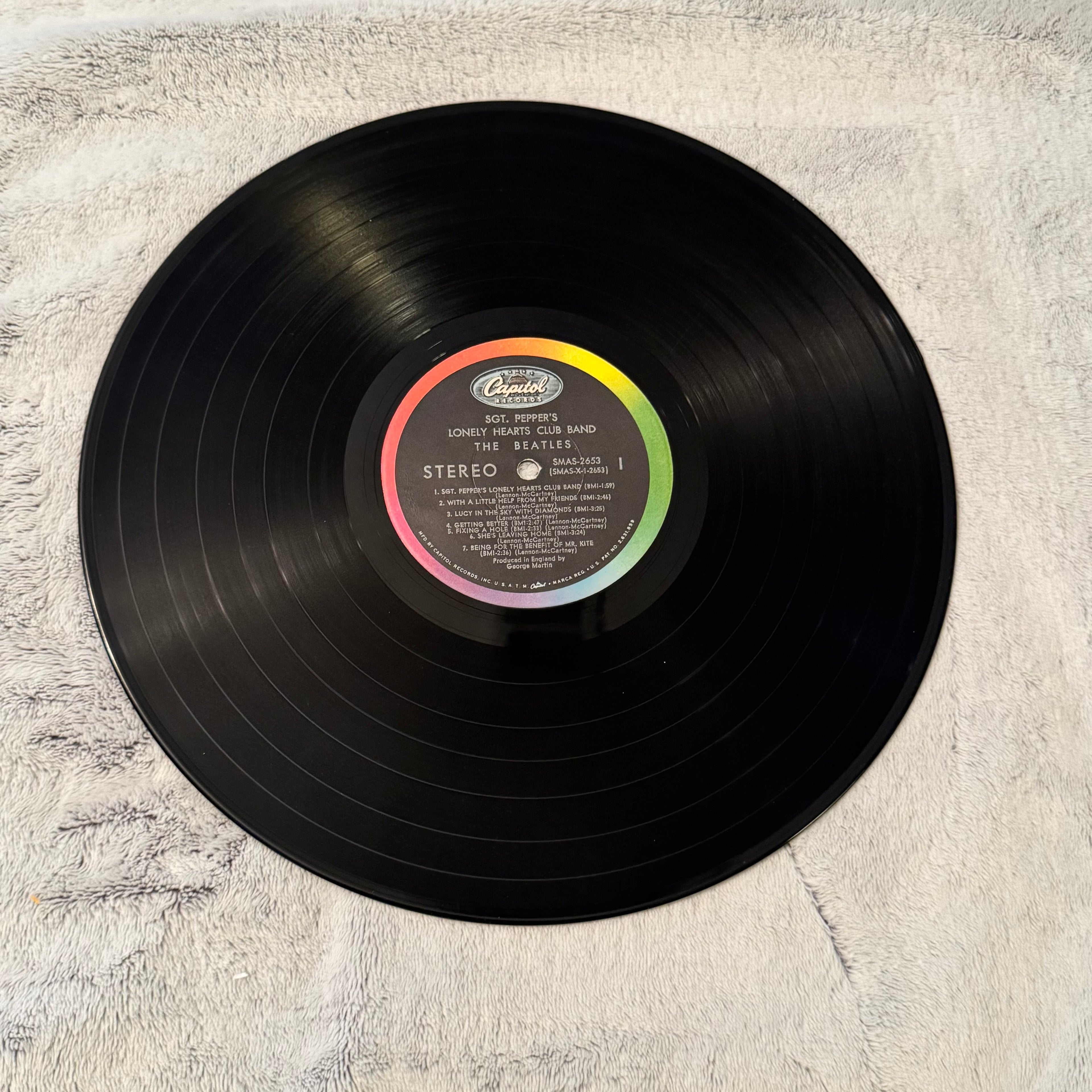 The Beatles ‎– Sgt. Pepper's Lonely Hearts Club Band OG 1967 USA Vinyl LP