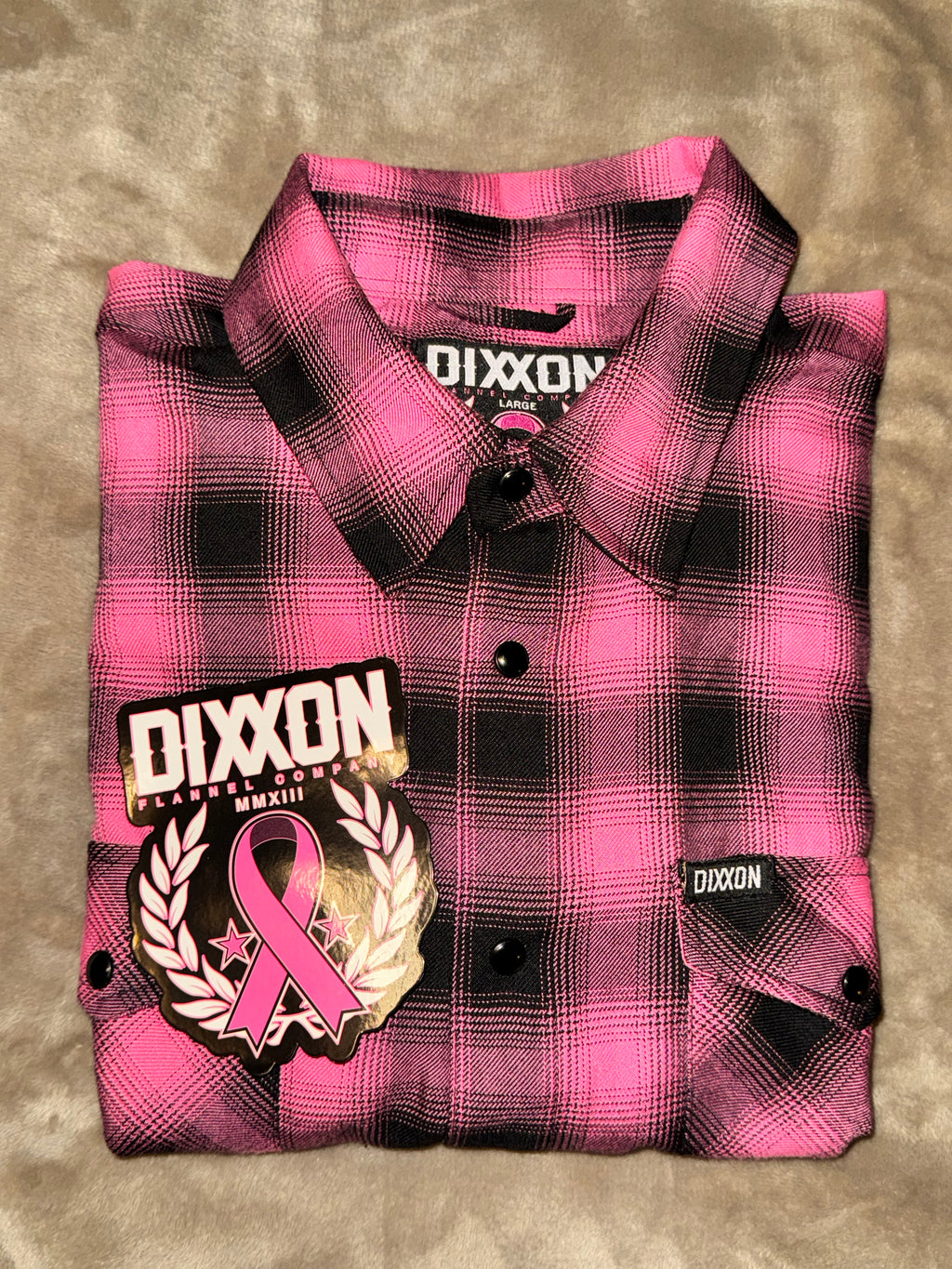 Dixxon Flannel Company Survivor 10 YR Pink Mens Large