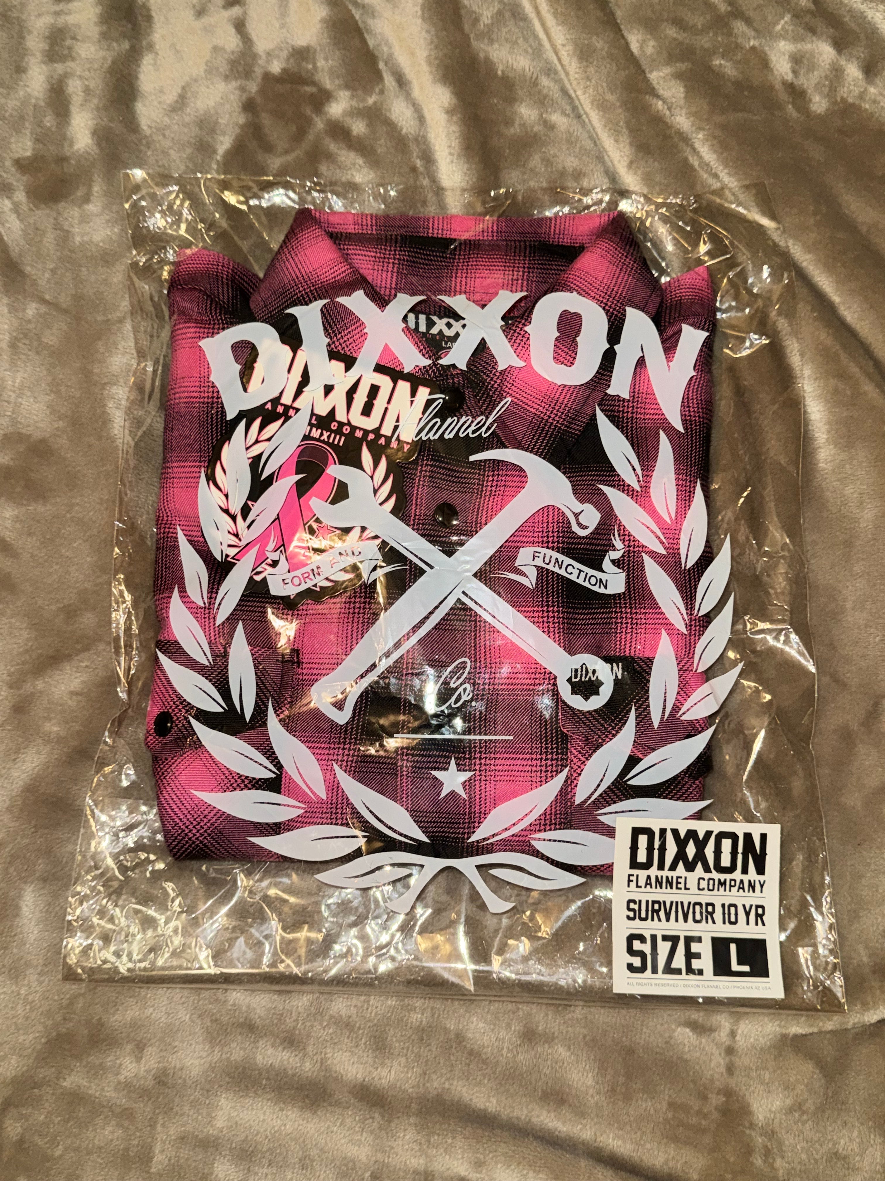 Dixxon Flannel Company Survivor 10 YR Pink Mens Large