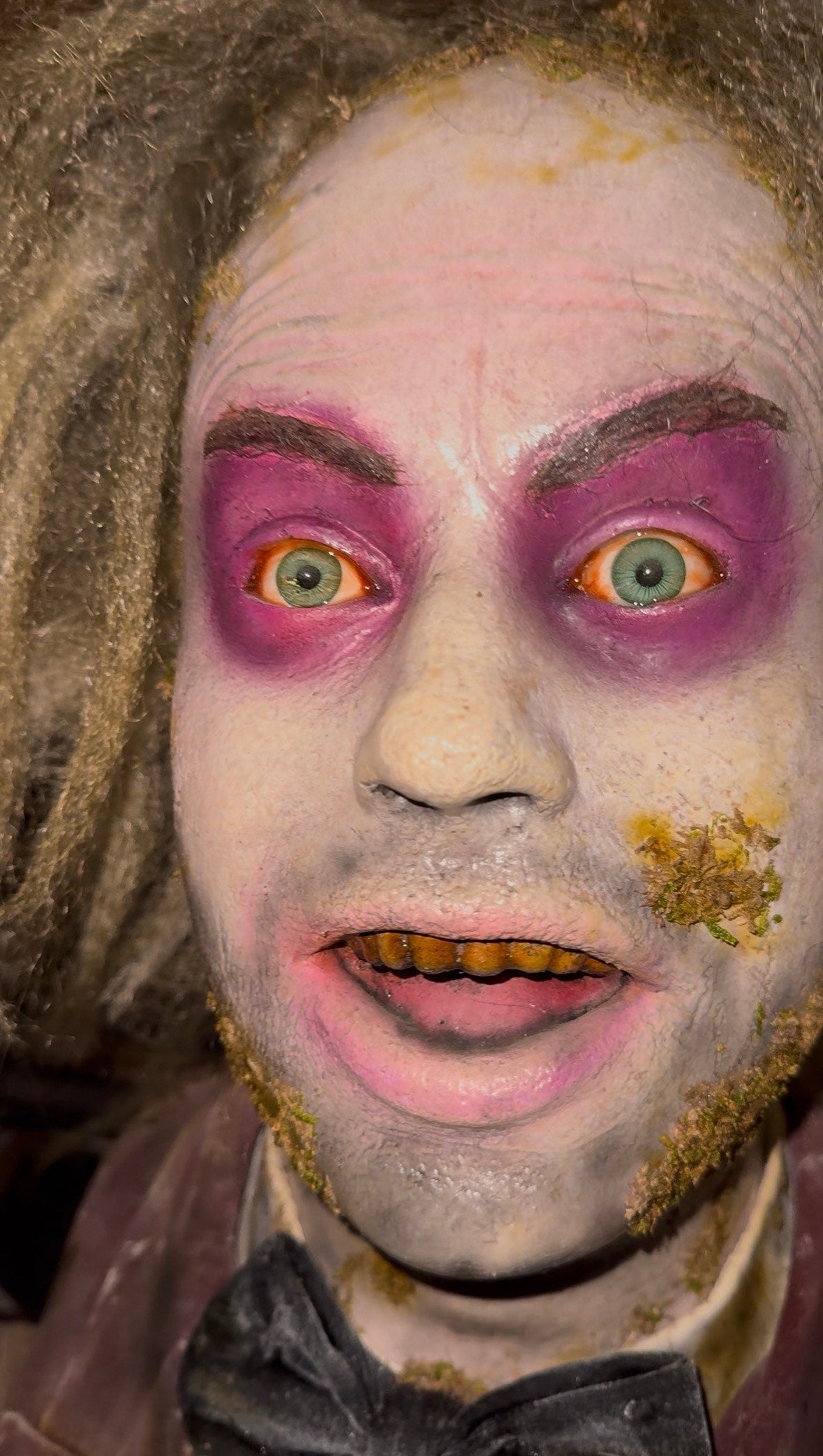 Ultra Realistic 1:1 Scale Scary Beetlejuice Bust