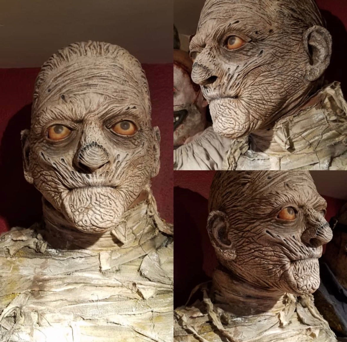 Ultra Realistic 1:1 Scale The Mummy Bust