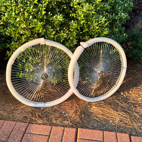 29" Disc Wheelset Chrome 144 Mister Cartoon Hubs NIB