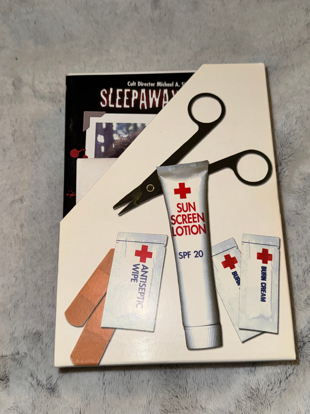 SLEEPAWAY CAMP Survival Kit Red Cross Banned Cover 4 DVD Box Set RARE
