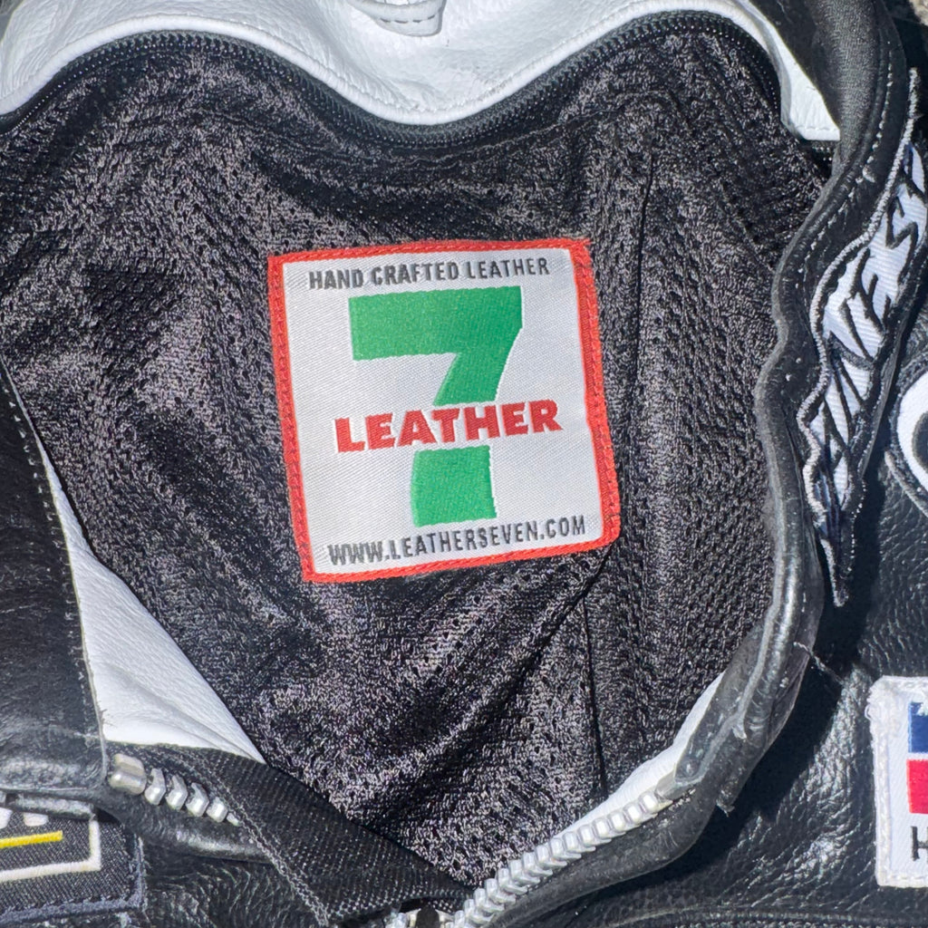 Honda Repsol Leather Motorcycle Jacket: Armored Cowhide Biker Gear SIZE 2XL