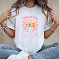 Mahjong Floral Social Club Graphic Tee Floral Tile