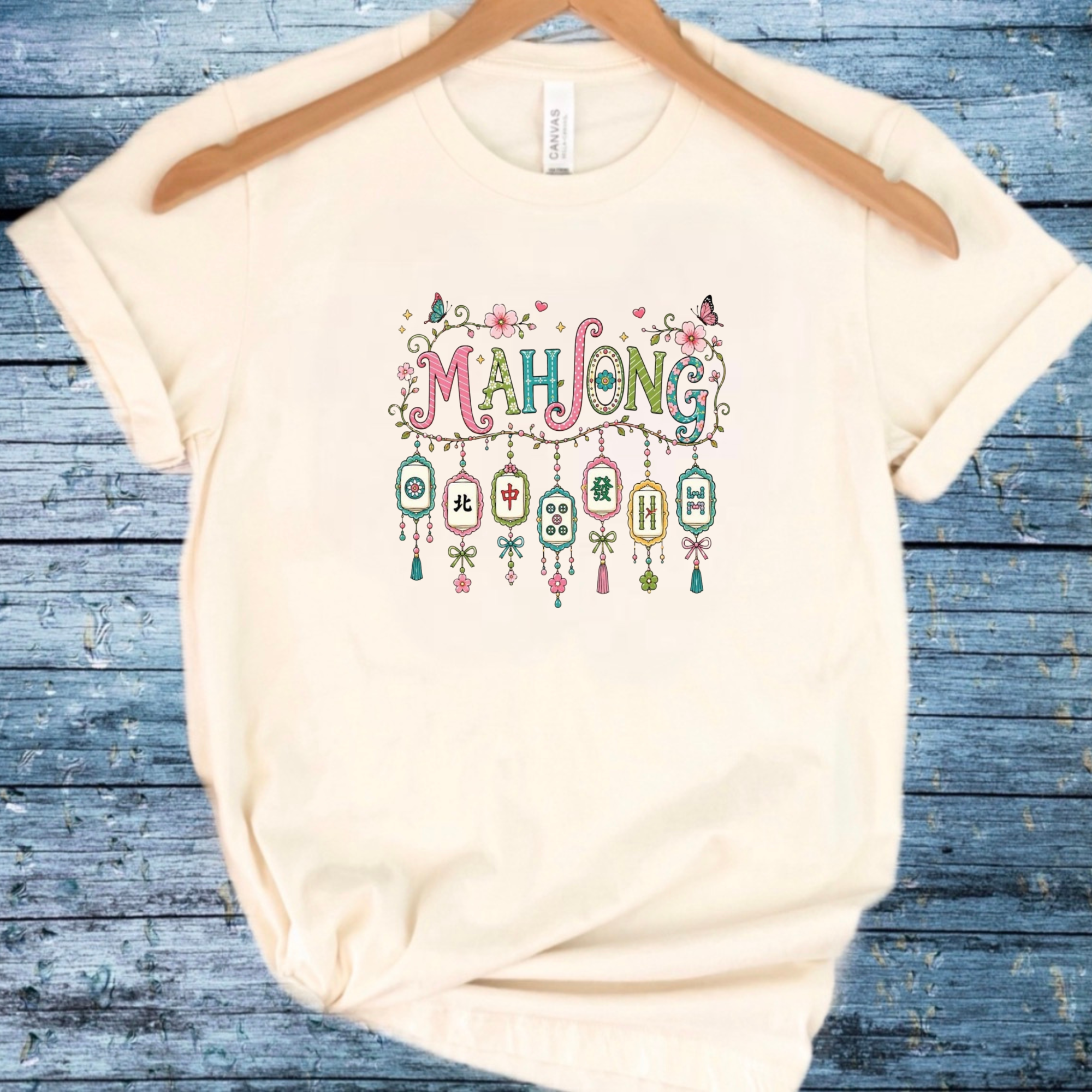 Mahjong Bohemian Style Graphic Tee