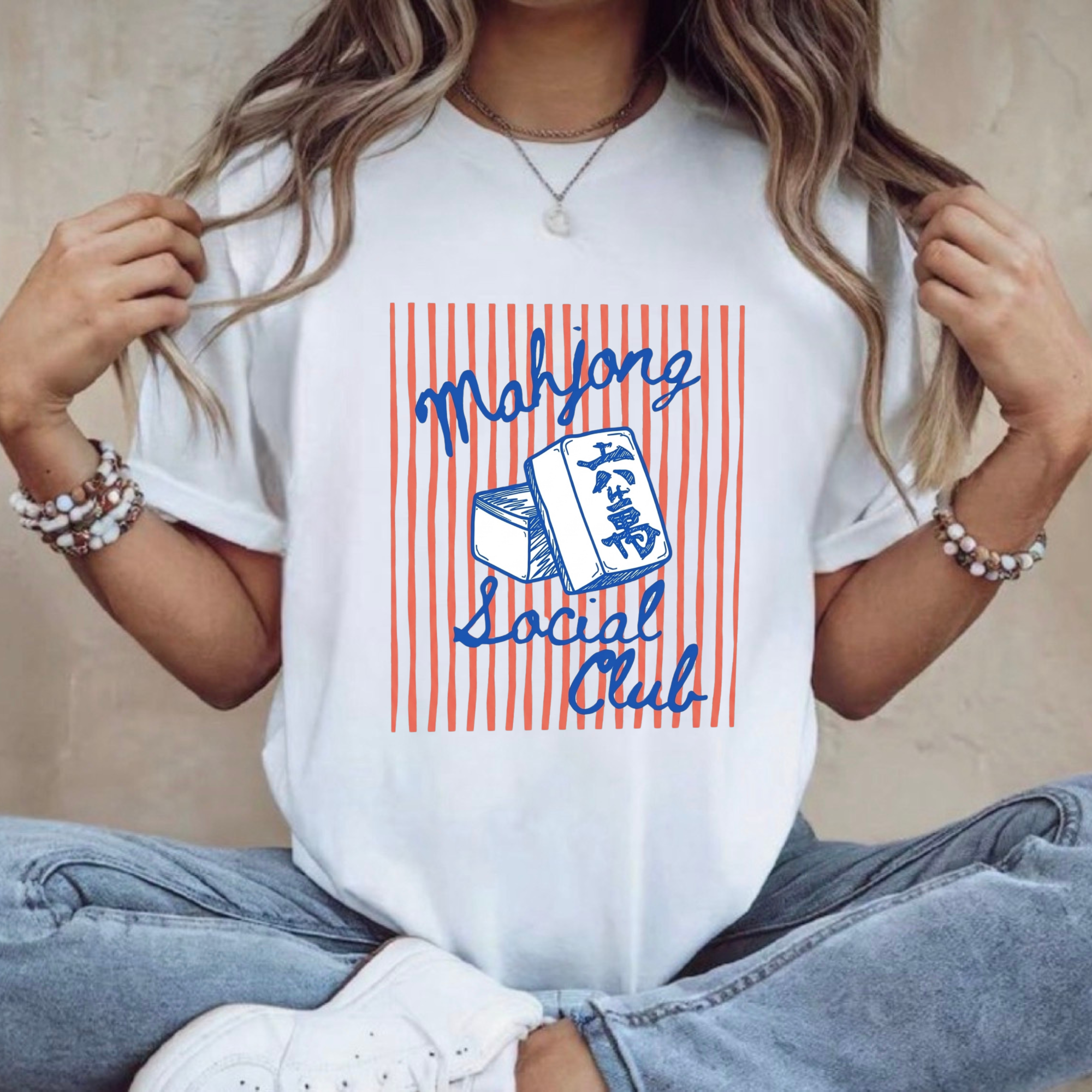 Mahjong Prep Social Club Graphic Tee