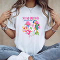 Mahjong Peacock Social Club Graphic Tee