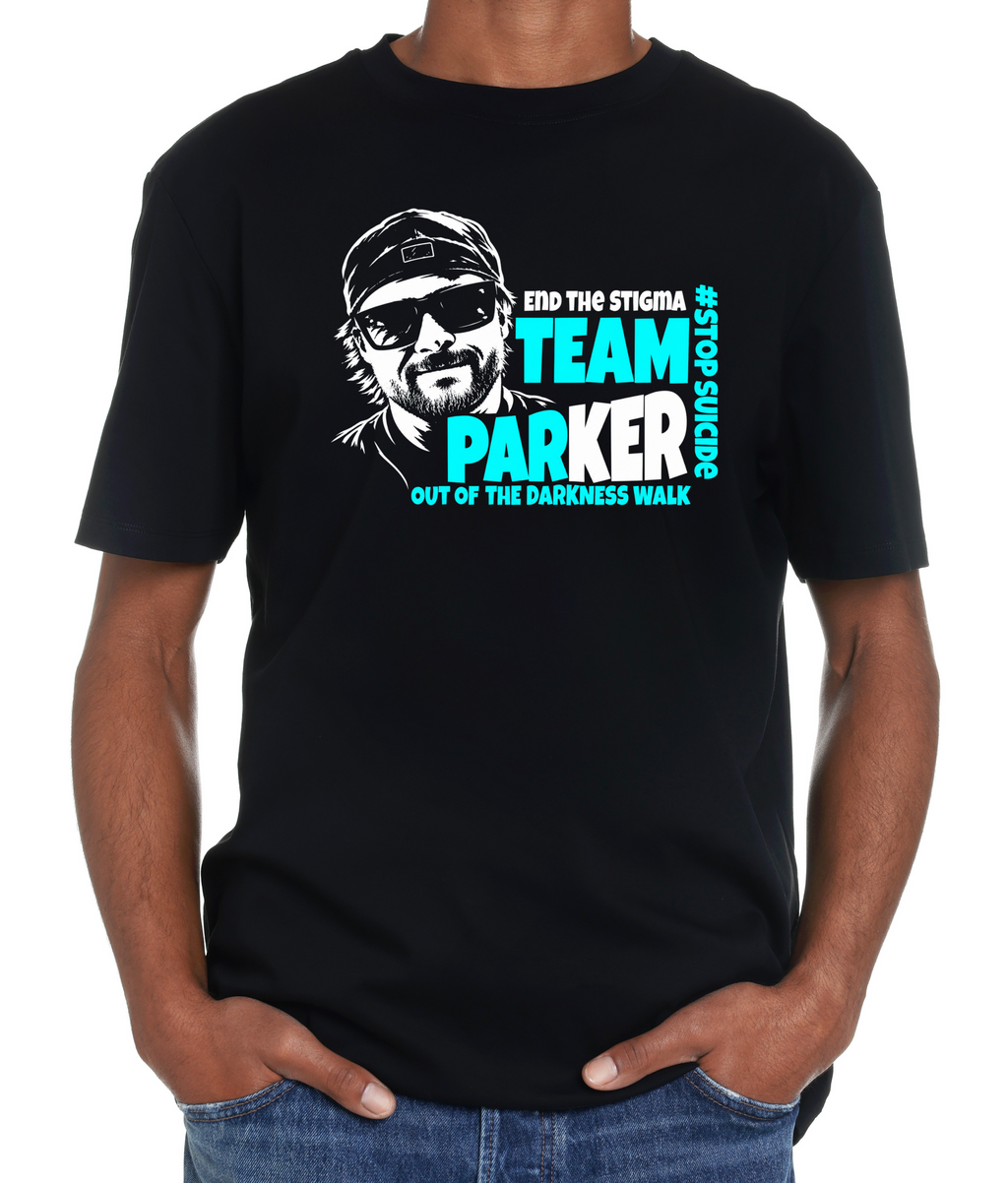 OUT OF THE DARKNESS WALK "TEAM PARKER" TEE