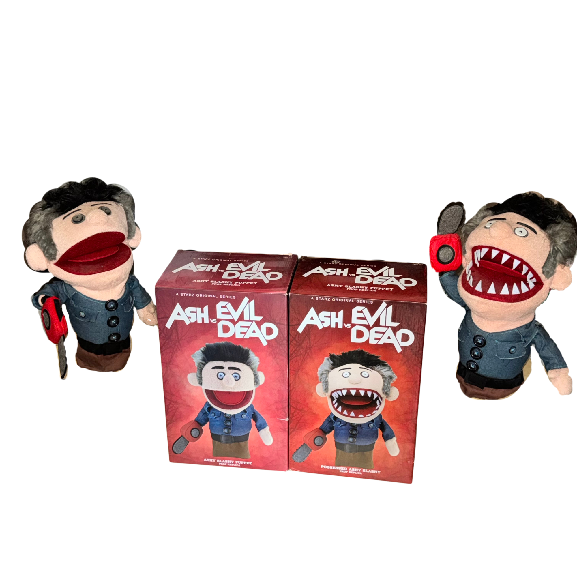 ASH vs EVIL DEAD Ashy Slashy Set Puppet & Possessed Puppet Neca 2017