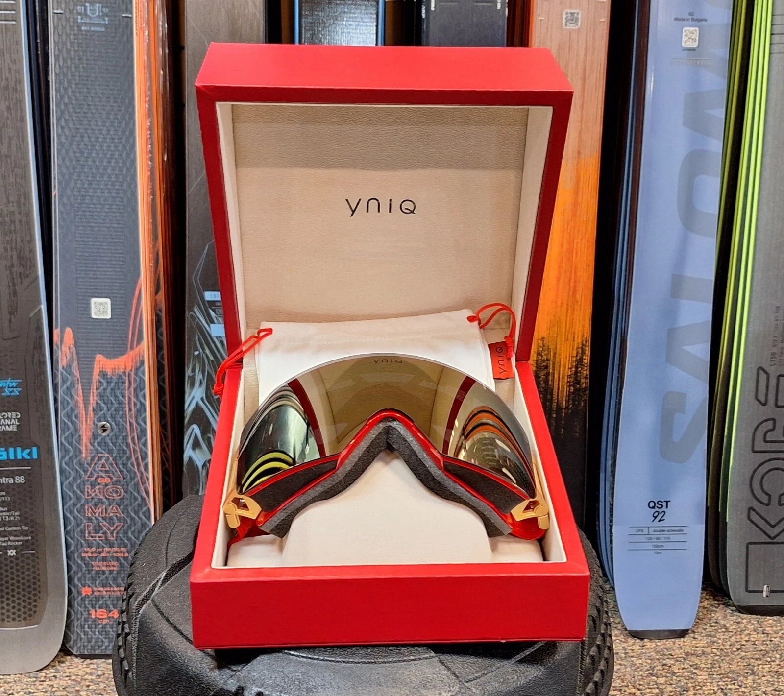 YNIQ Lindsey Vonn Foundation Limited Edition Goggles (Red) ONE of ONLY 150 made!