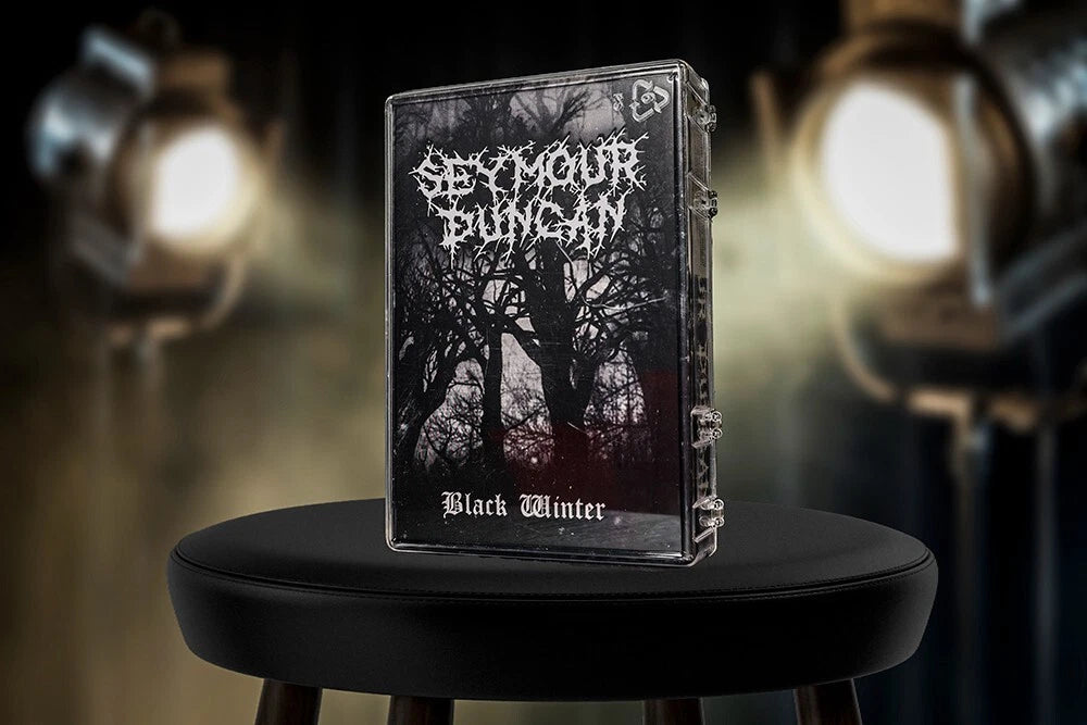 SEYMOUR DUNCAN Black Winter 6 String Pickup Set Bridge and Neck Humbuckers